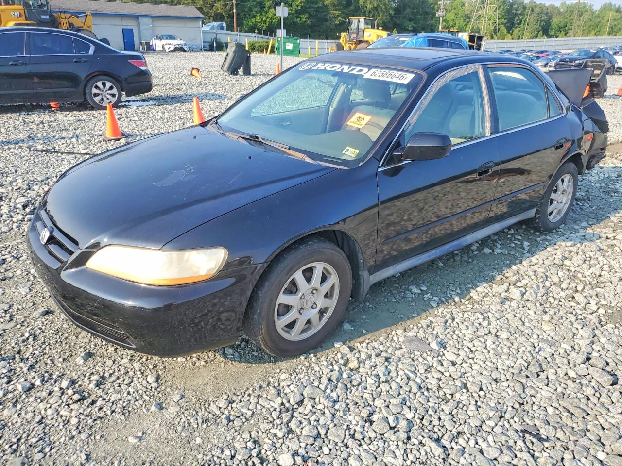 2002 Honda Accord Se Black vin: 1HGCG56742A139329