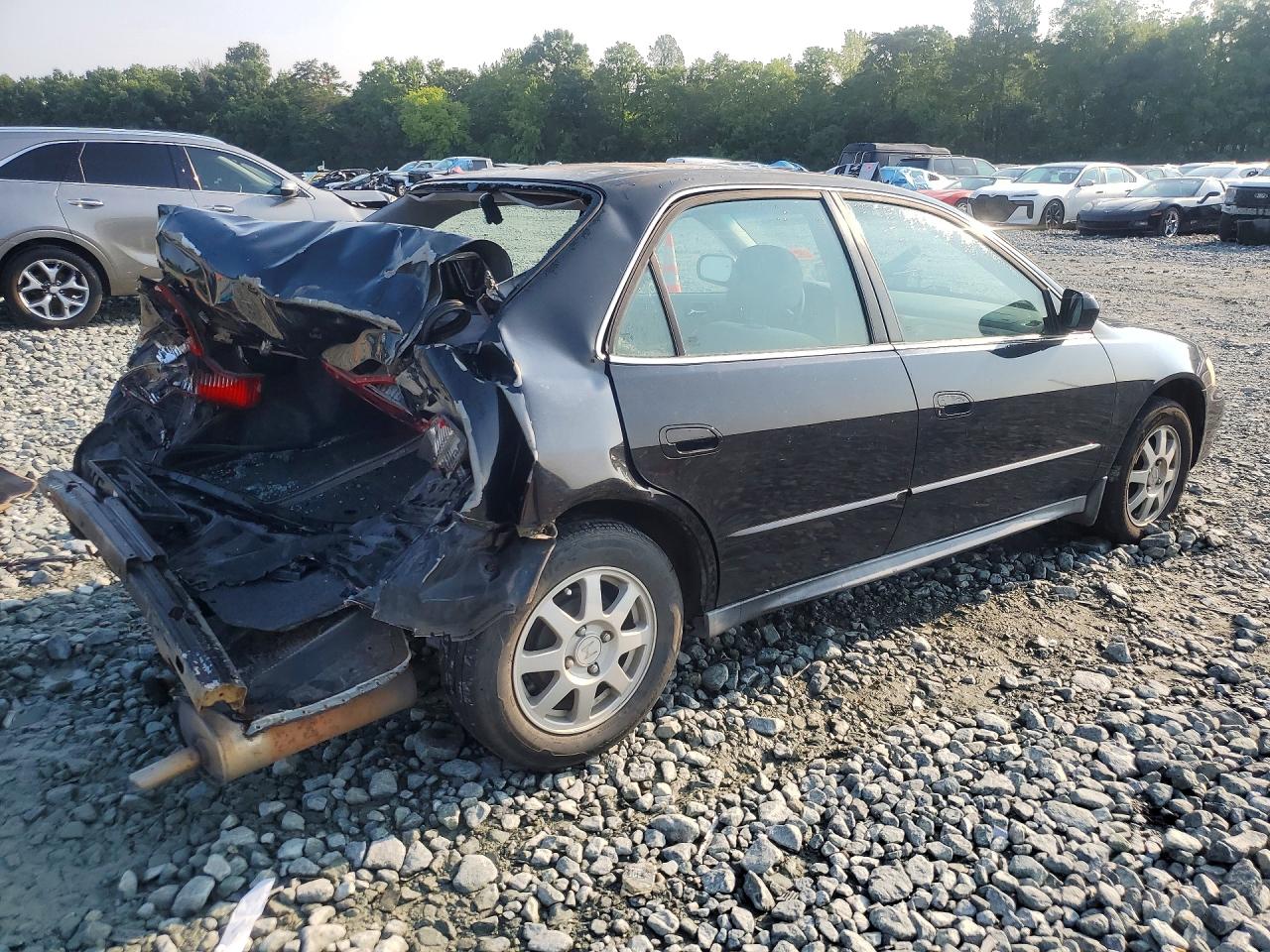 2002 Honda Accord Se Black vin: 1HGCG56742A139329