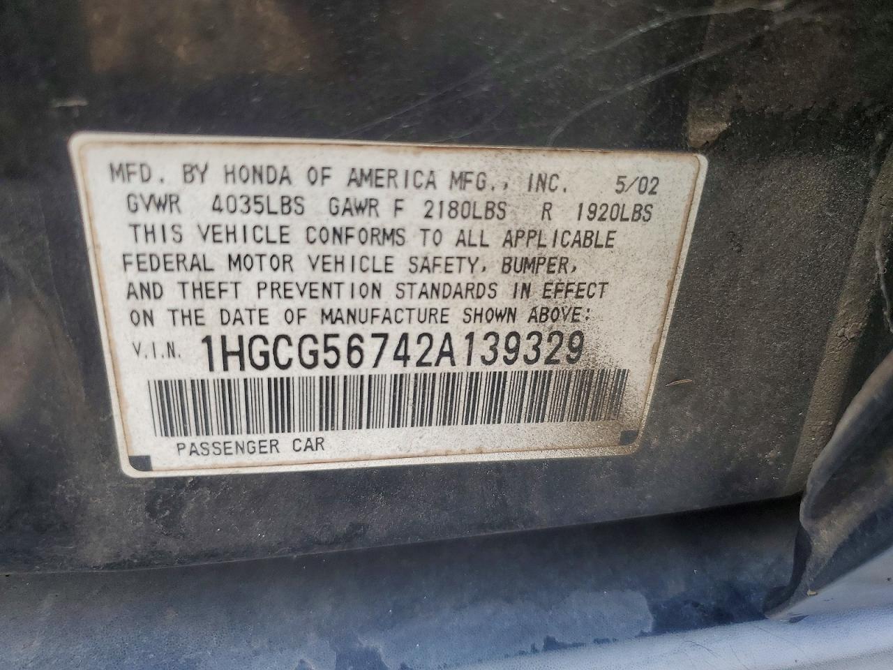 2002 Honda Accord Se Black vin: 1HGCG56742A139329