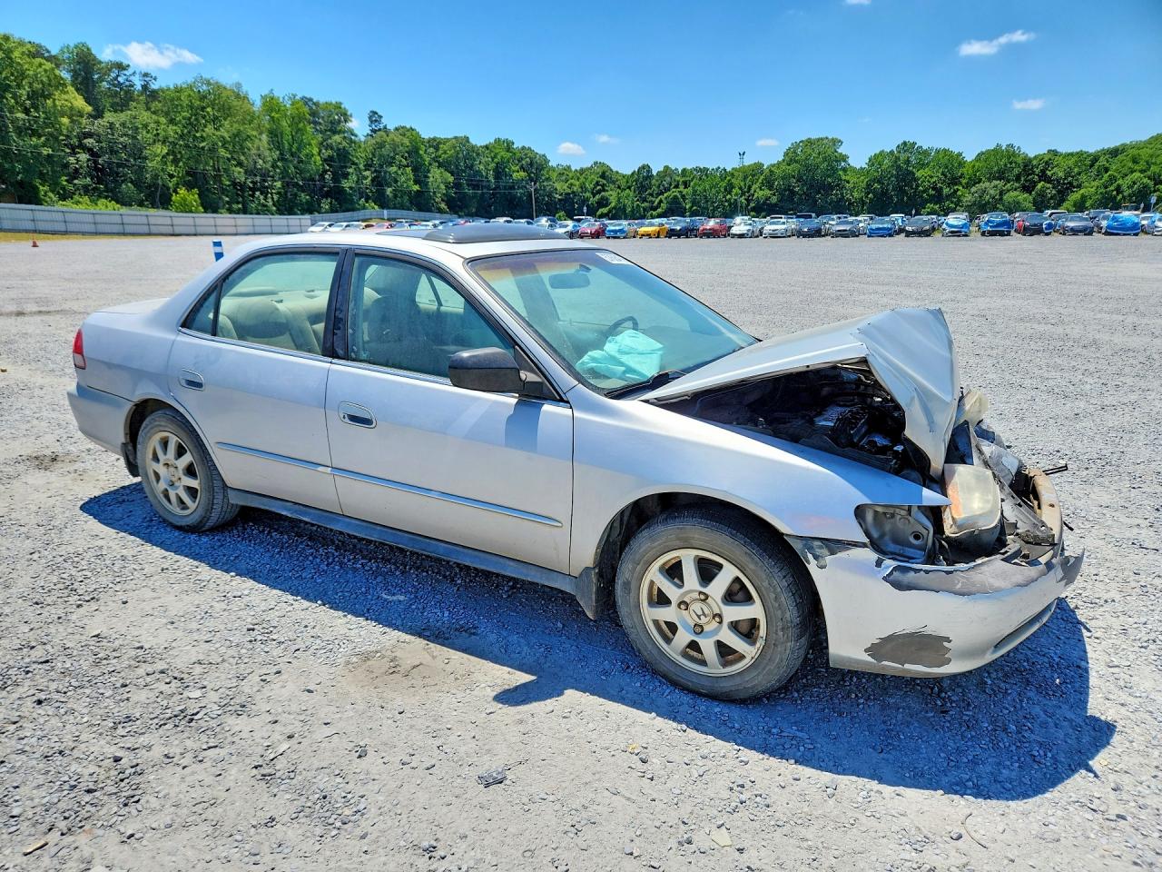 2002 Honda Accord Se Silver vin: 1HGCG56752A119817