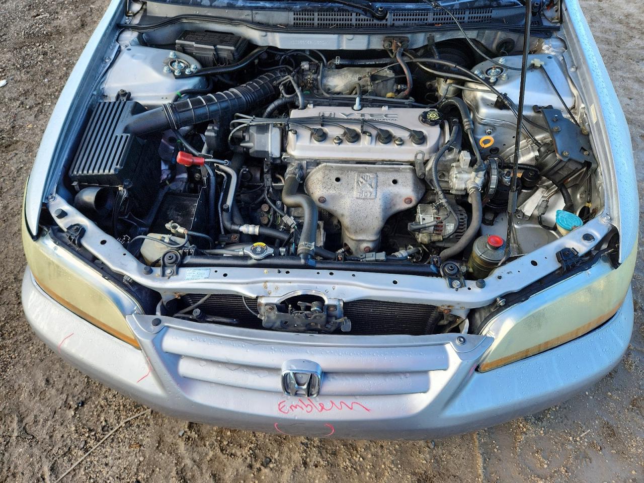 2002 Honda Accord Se Silver vin: 1HGCG56752A137041