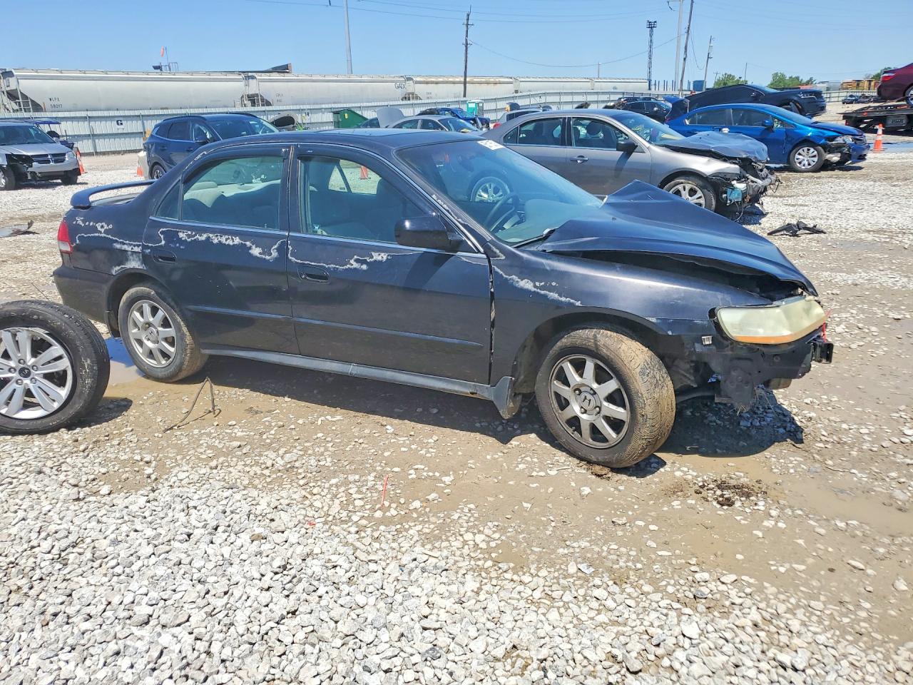 2002 Honda Accord Se Black vin: 1HGCG56752A147651