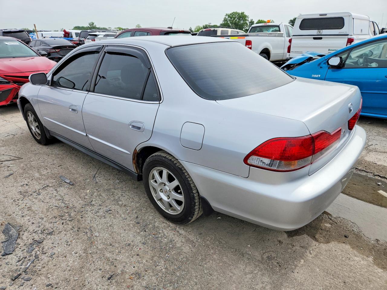 2002 Honda Accord Se Silver vin: 1HGCG56762A019256