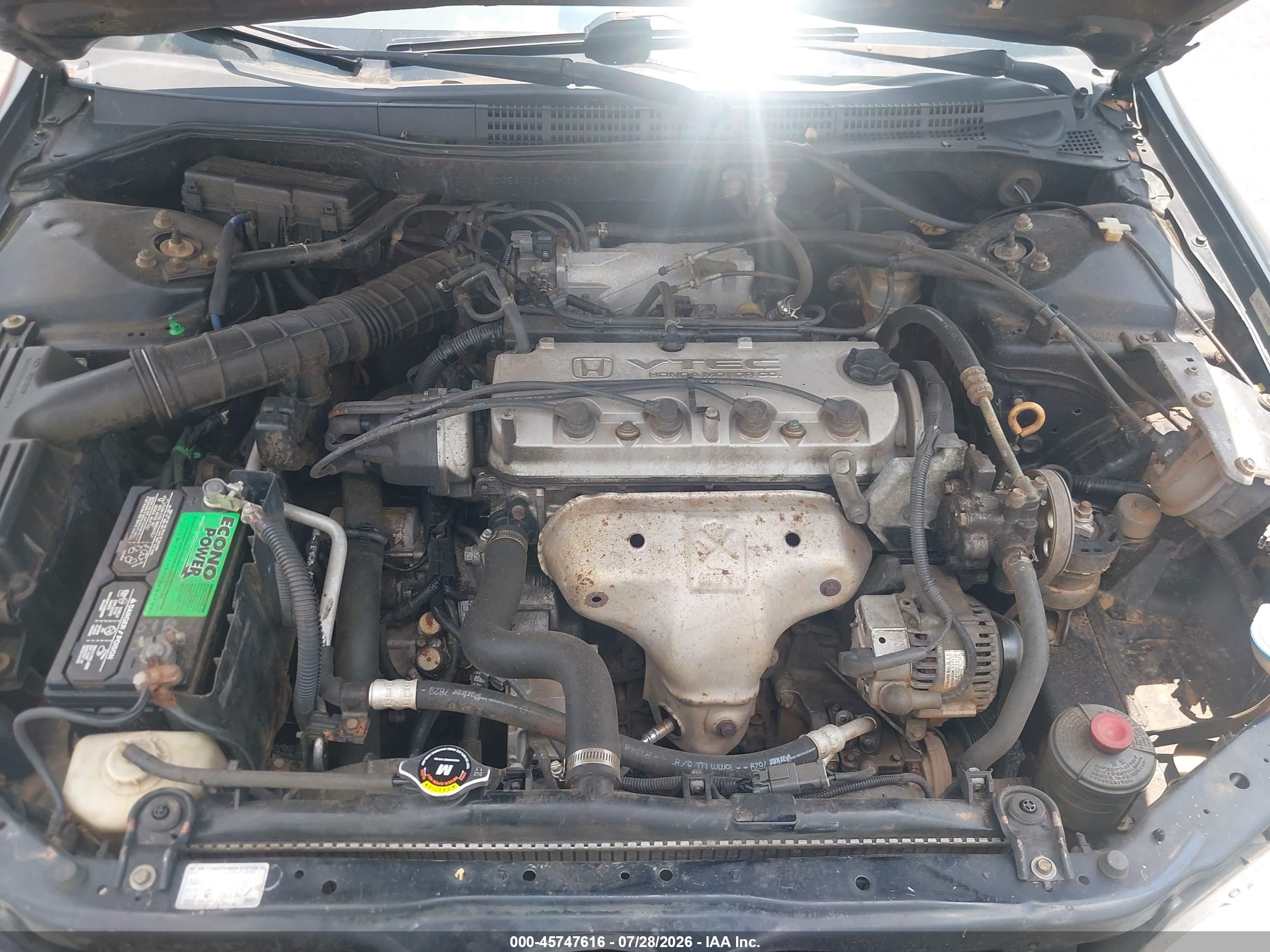 2002 Honda Accord 2.3 Se Black vin: 1HGCG56762A099660