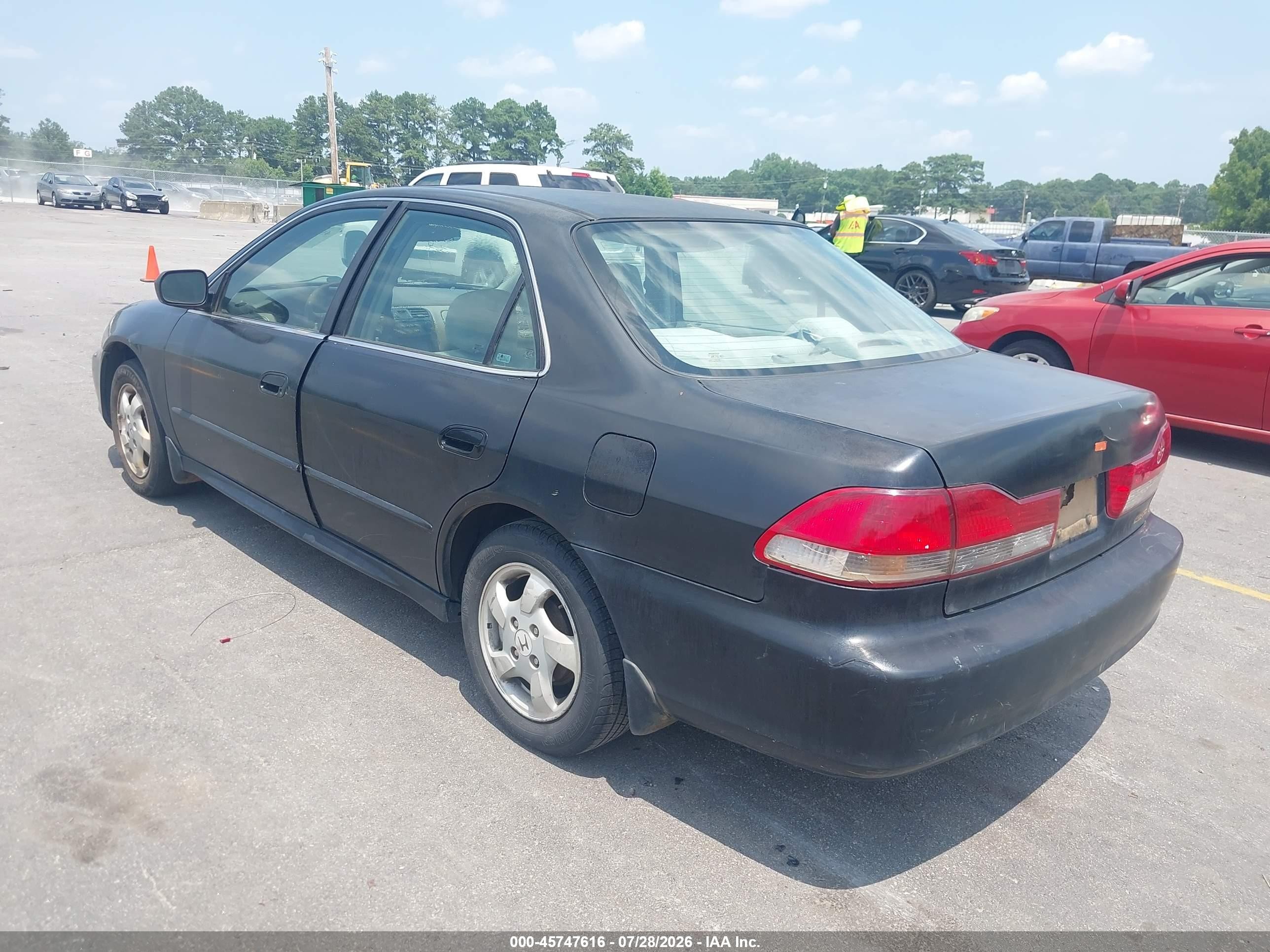 2002 Honda Accord 2.3 Se Black vin: 1HGCG56762A099660