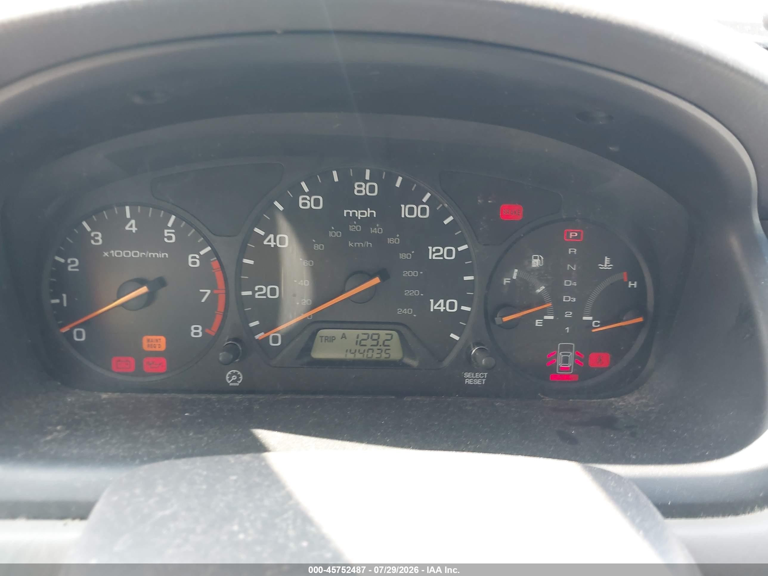 2002 Honda Accord 2.3 Se Black vin: 1HGCG56772A163074