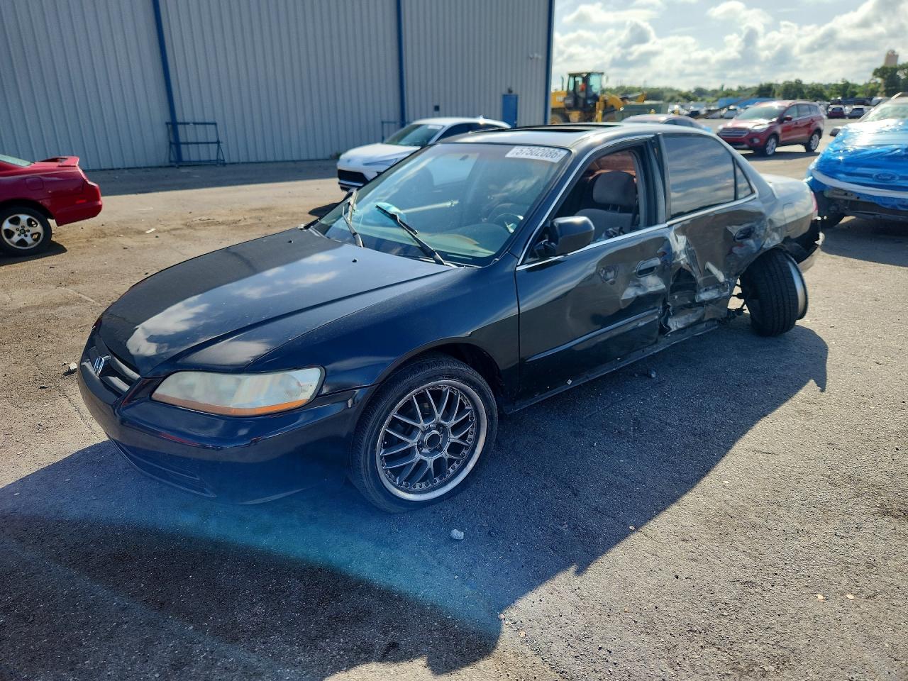 2002 Honda Accord Se Black vin: 1HGCG56792A065440