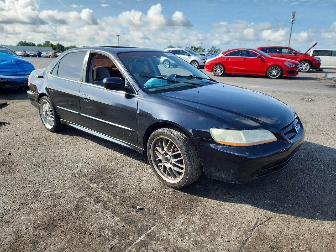 2002 Honda Accord Se Black vin: 1HGCG56792A065440
