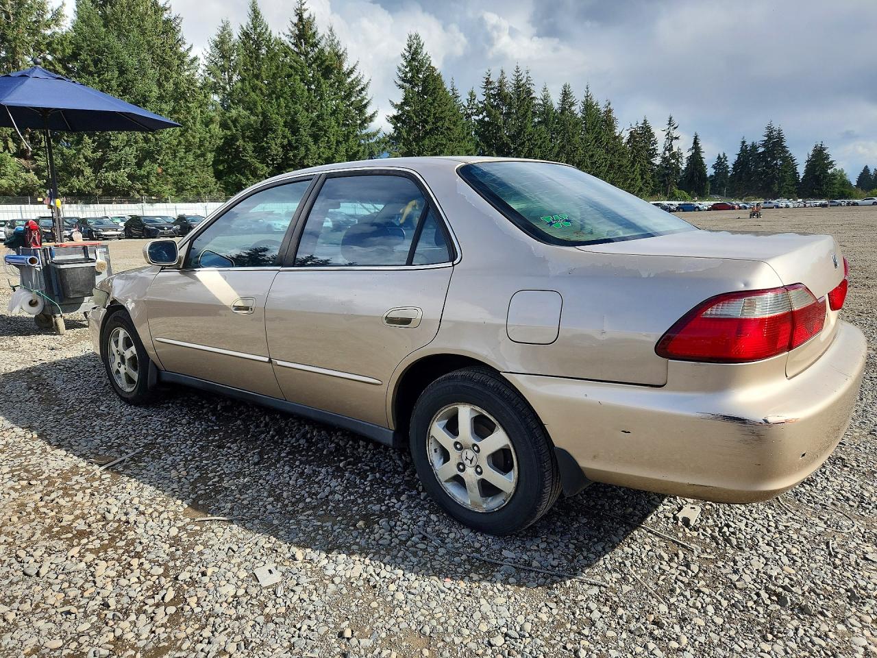 2000 Honda Accord Se Tan vin: 1HGCG5679YA080447