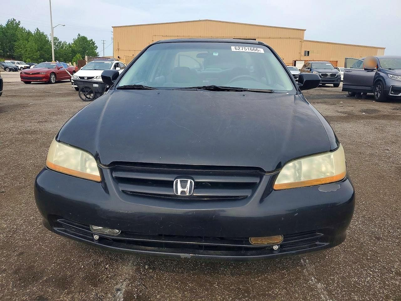 2002 Honda Accord Se Black vin: 1HGCG567X2A004257