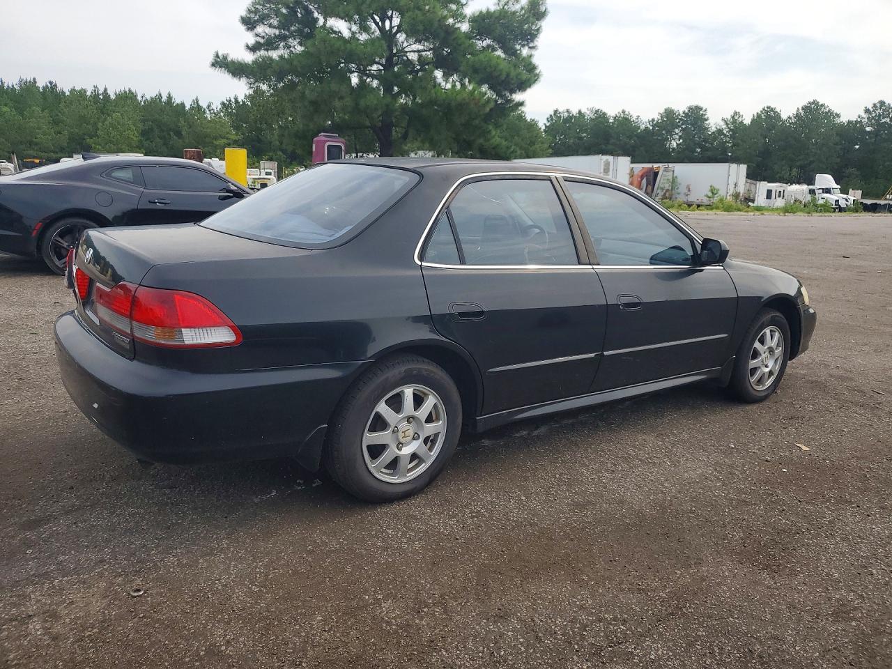 2002 Honda Accord Se Black vin: 1HGCG567X2A004257