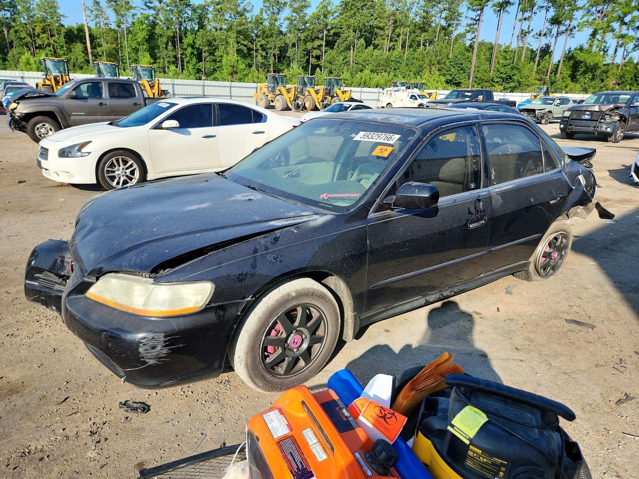 2002 Honda Accord Se Black vin: 1HGCG567X2A079346
