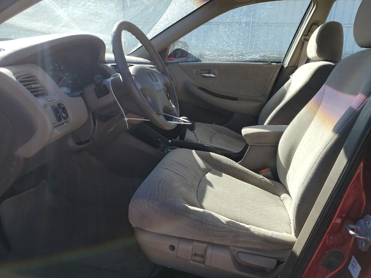 2002 Honda Accord Se Red vin: 1HGCG567X2A152411