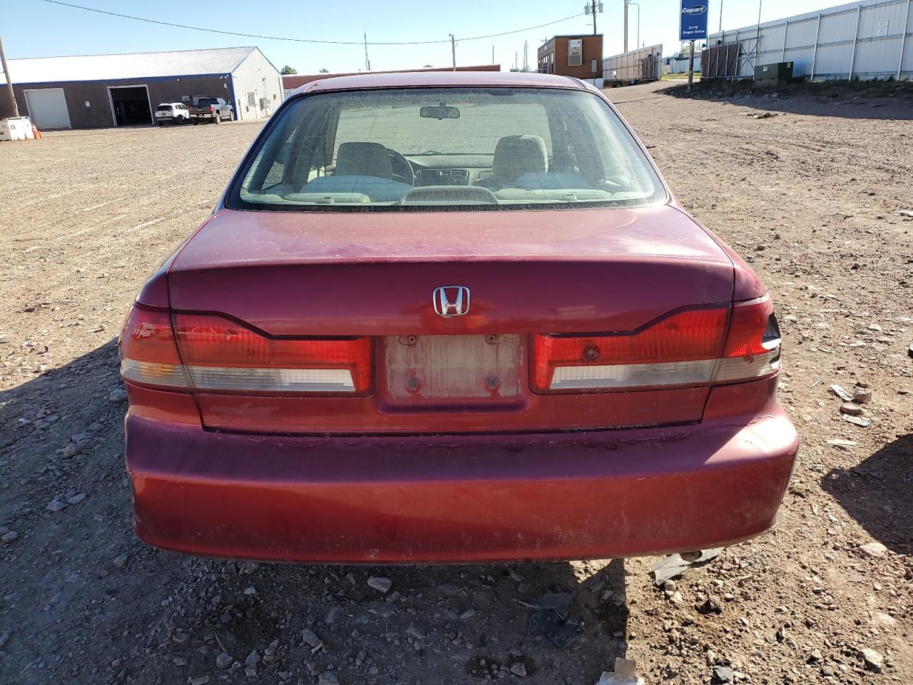 2002 Honda Accord Se Red vin: 1HGCG567X2A152411