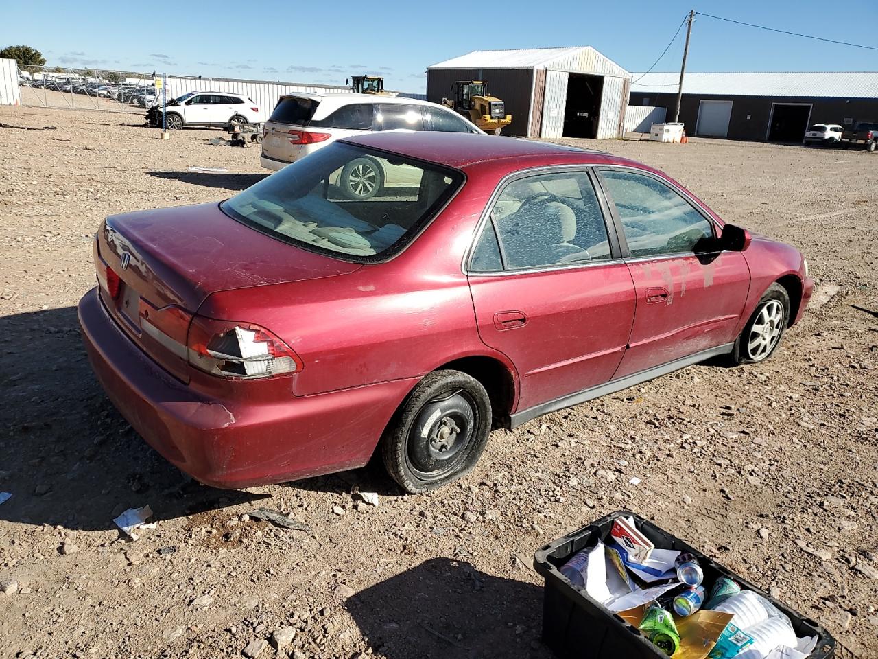 2002 Honda Accord Se Red vin: 1HGCG567X2A152411