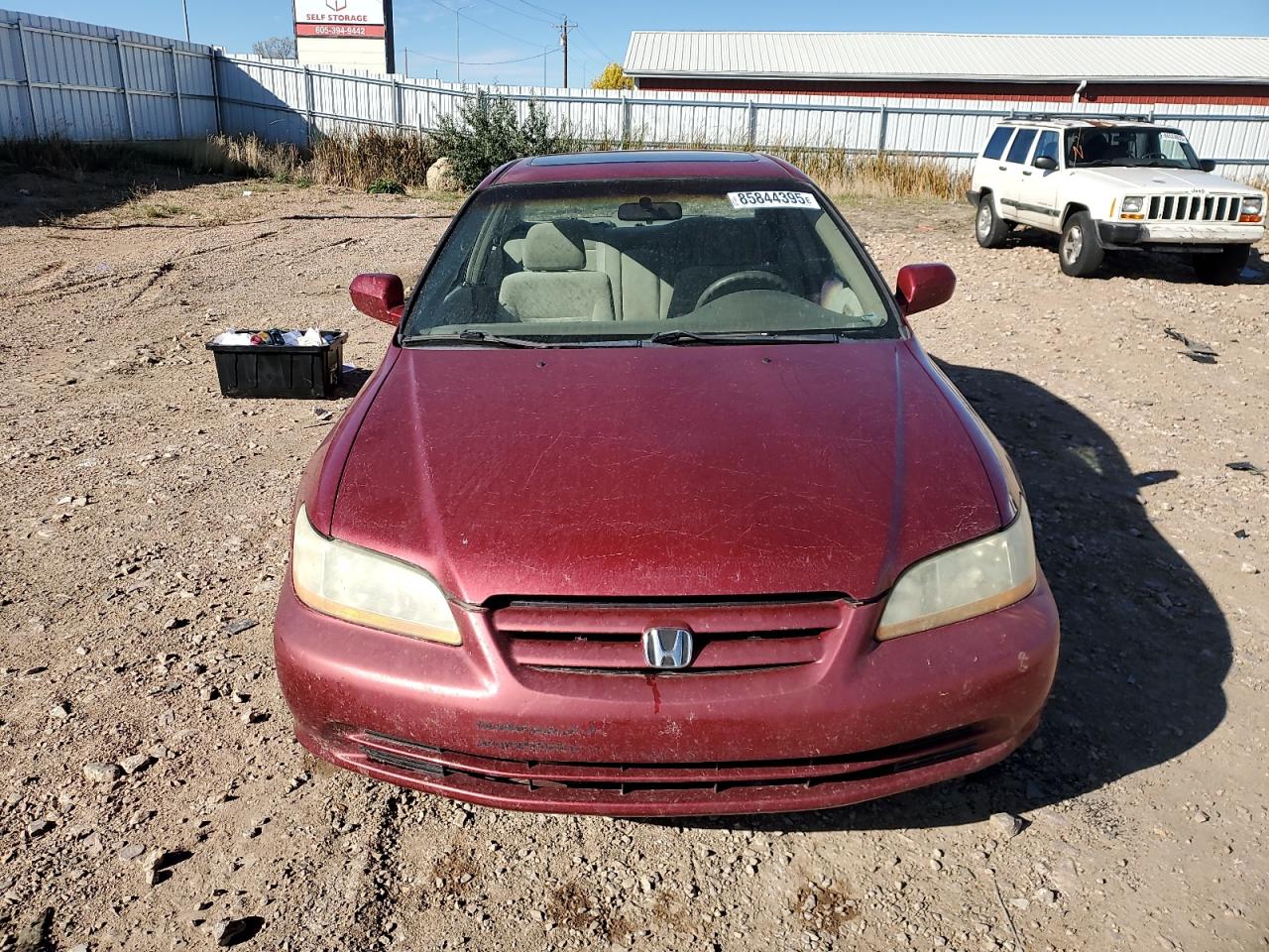 2002 Honda Accord Se Red vin: 1HGCG567X2A152411