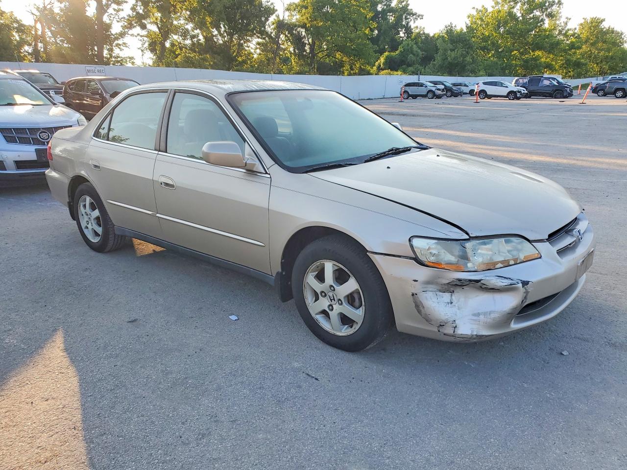 2000 Honda Accord Se Beige vin: 1HGCG567XYA039583