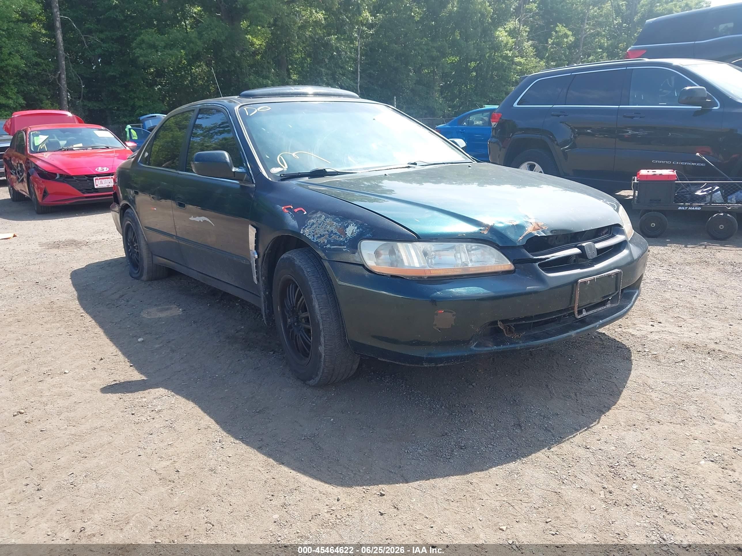 2000 Honda Accord 2.3 Lx Green vin: 1HGCG6551YA111633