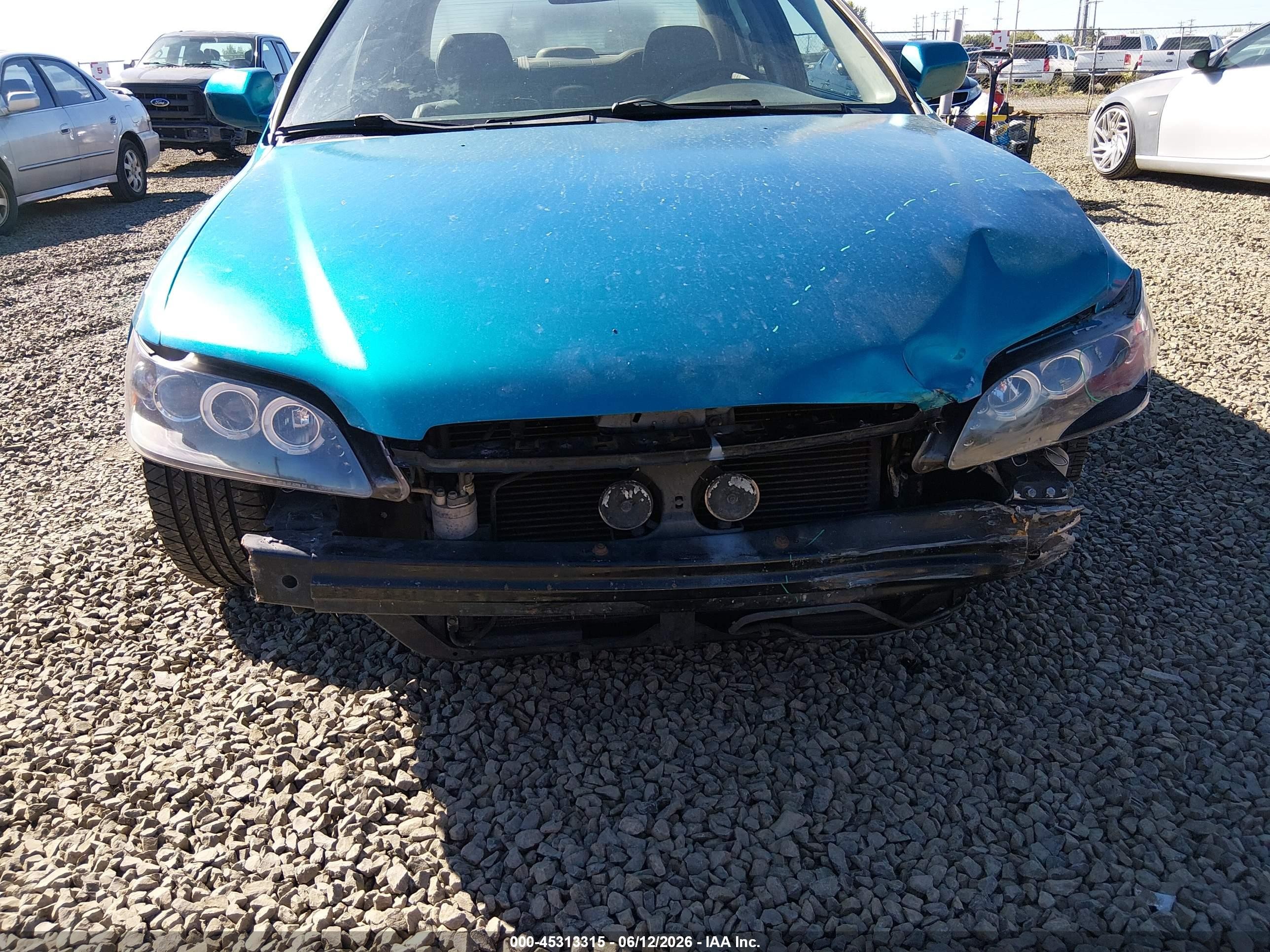 2001 Honda Accord 2.3 Ex Blue vin: 1HGCG65821A042368