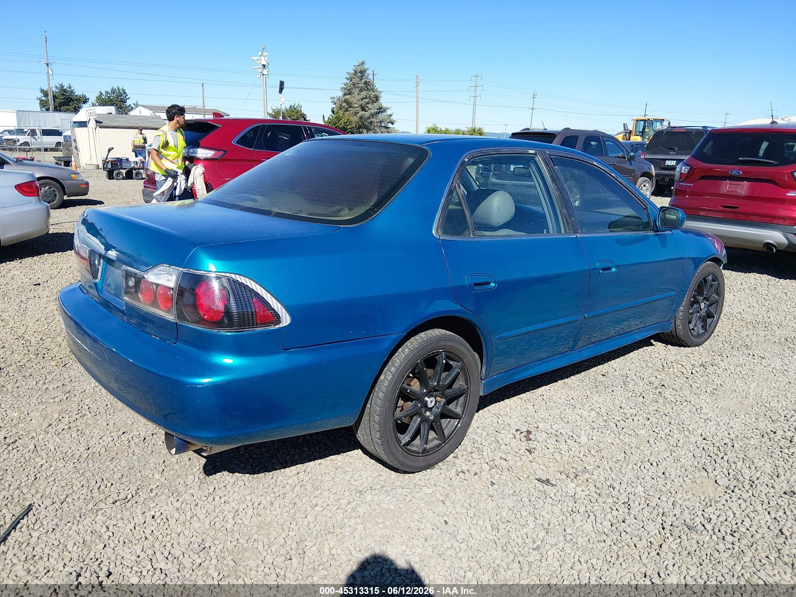 2001 Honda Accord 2.3 Ex Blue vin: 1HGCG65821A042368