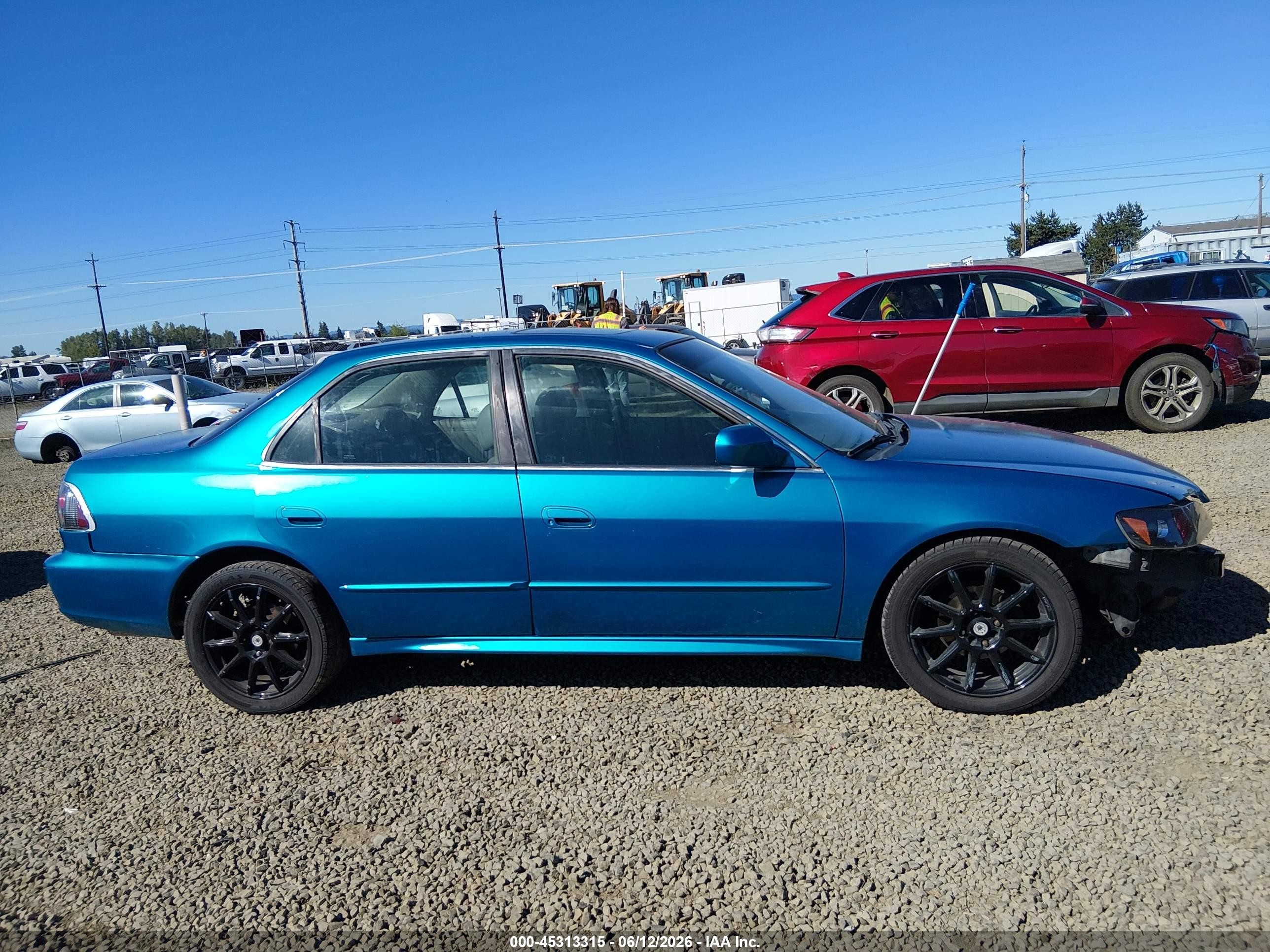 2001 Honda Accord 2.3 Ex Blue vin: 1HGCG65821A042368