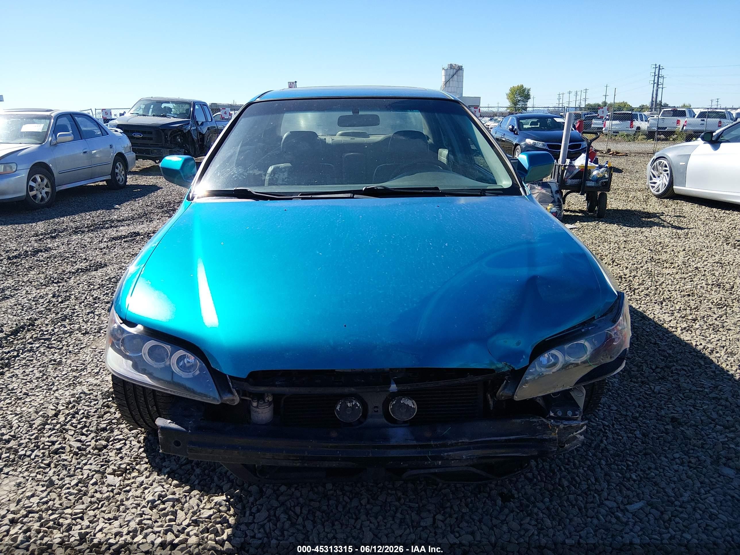 2001 Honda Accord 2.3 Ex Blue vin: 1HGCG65821A042368