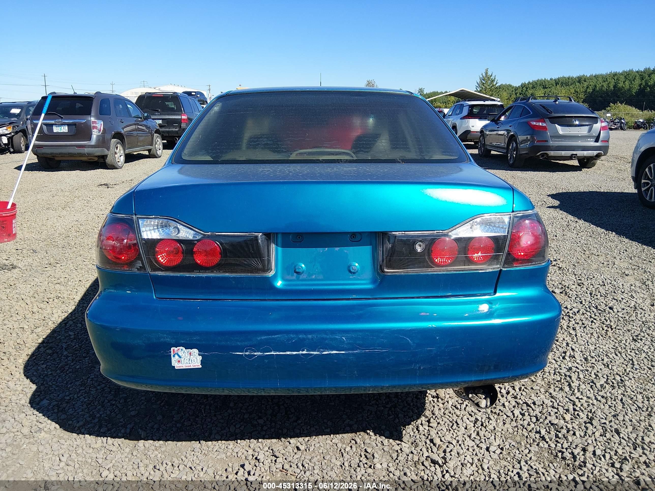 2001 Honda Accord 2.3 Ex Blue vin: 1HGCG65821A042368