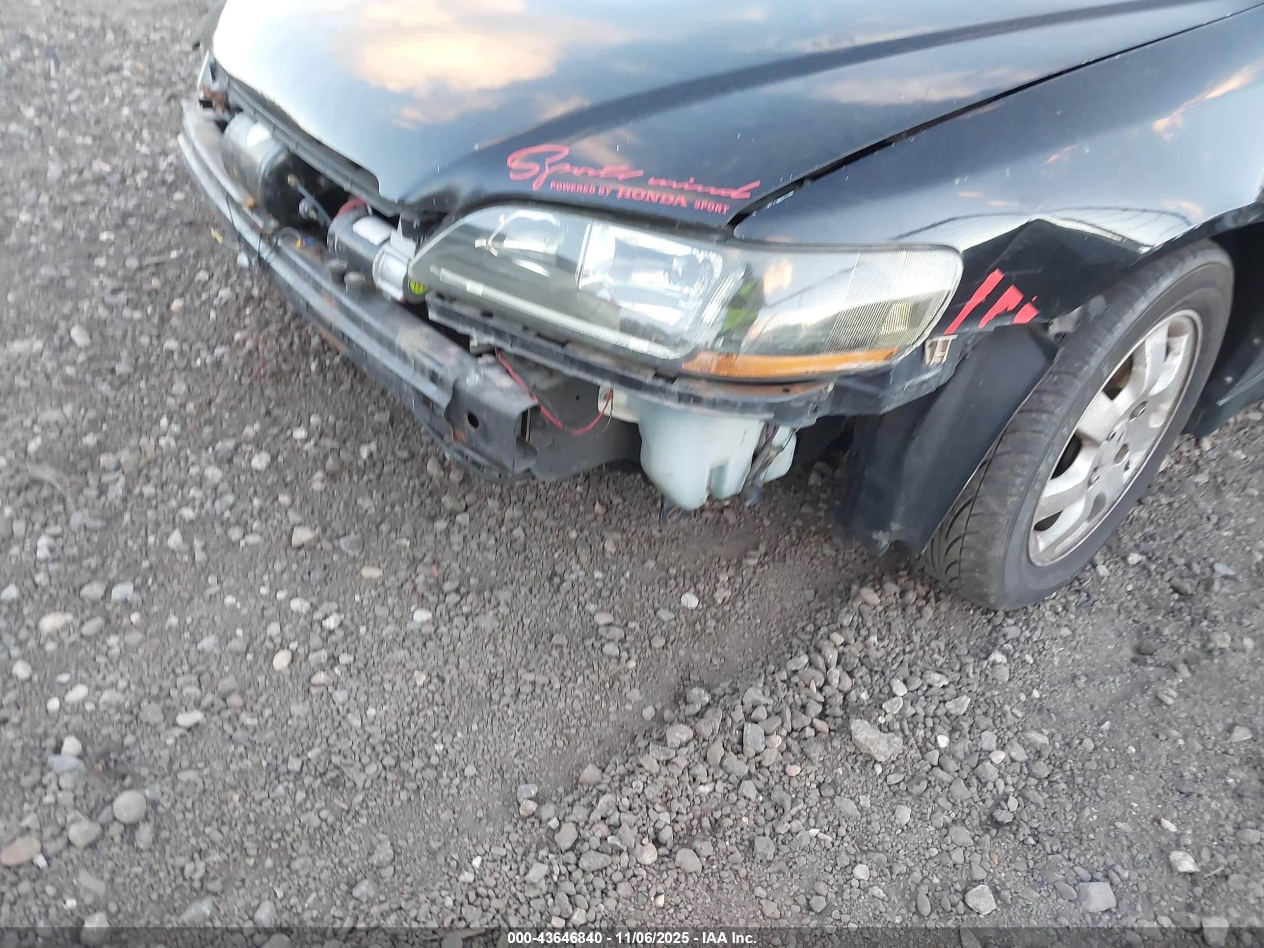 2002 Honda Accord 2.3 Ex Black vin: 1HGCG658X2A175705