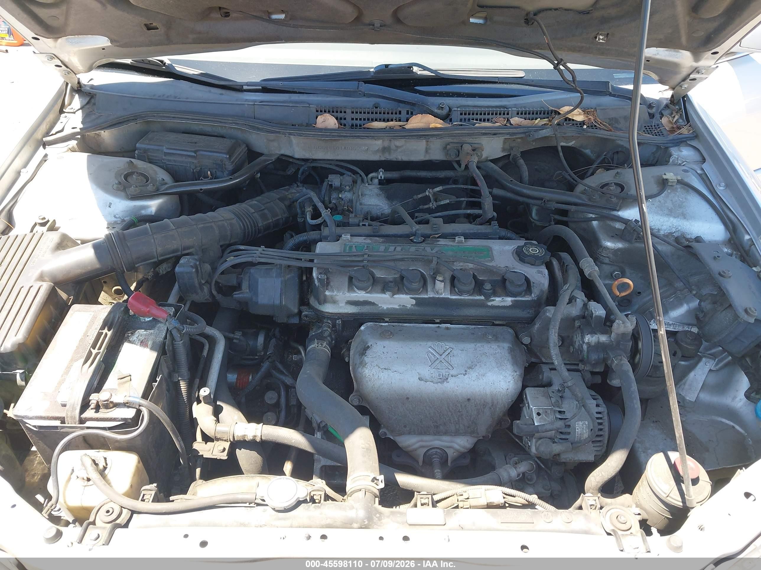 2001 Honda Accord 2.3 Lx Silver vin: 1HGCG66501A082498