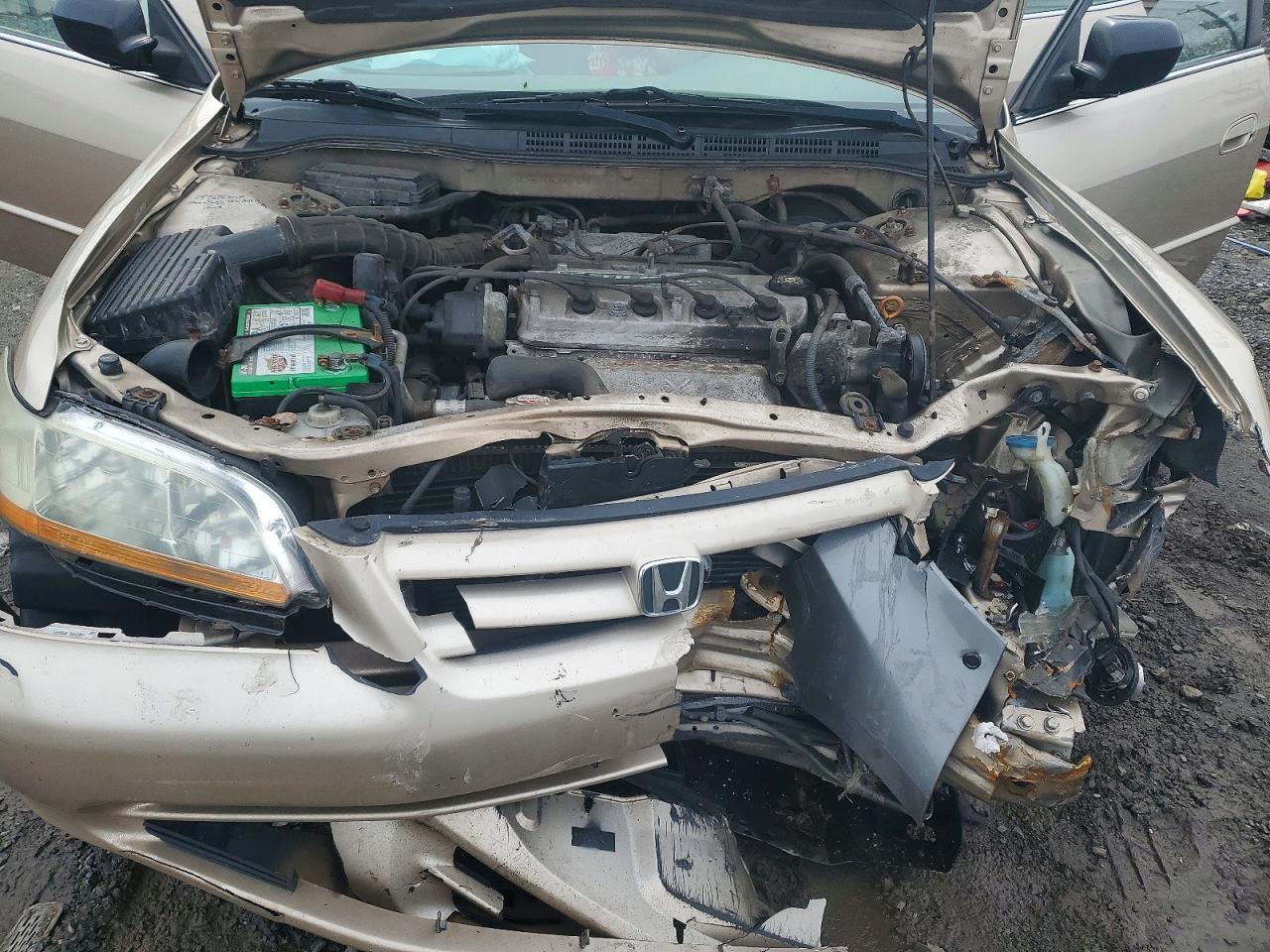 2001 Honda Accord Lx Cream vin: 1HGCG66501A143154