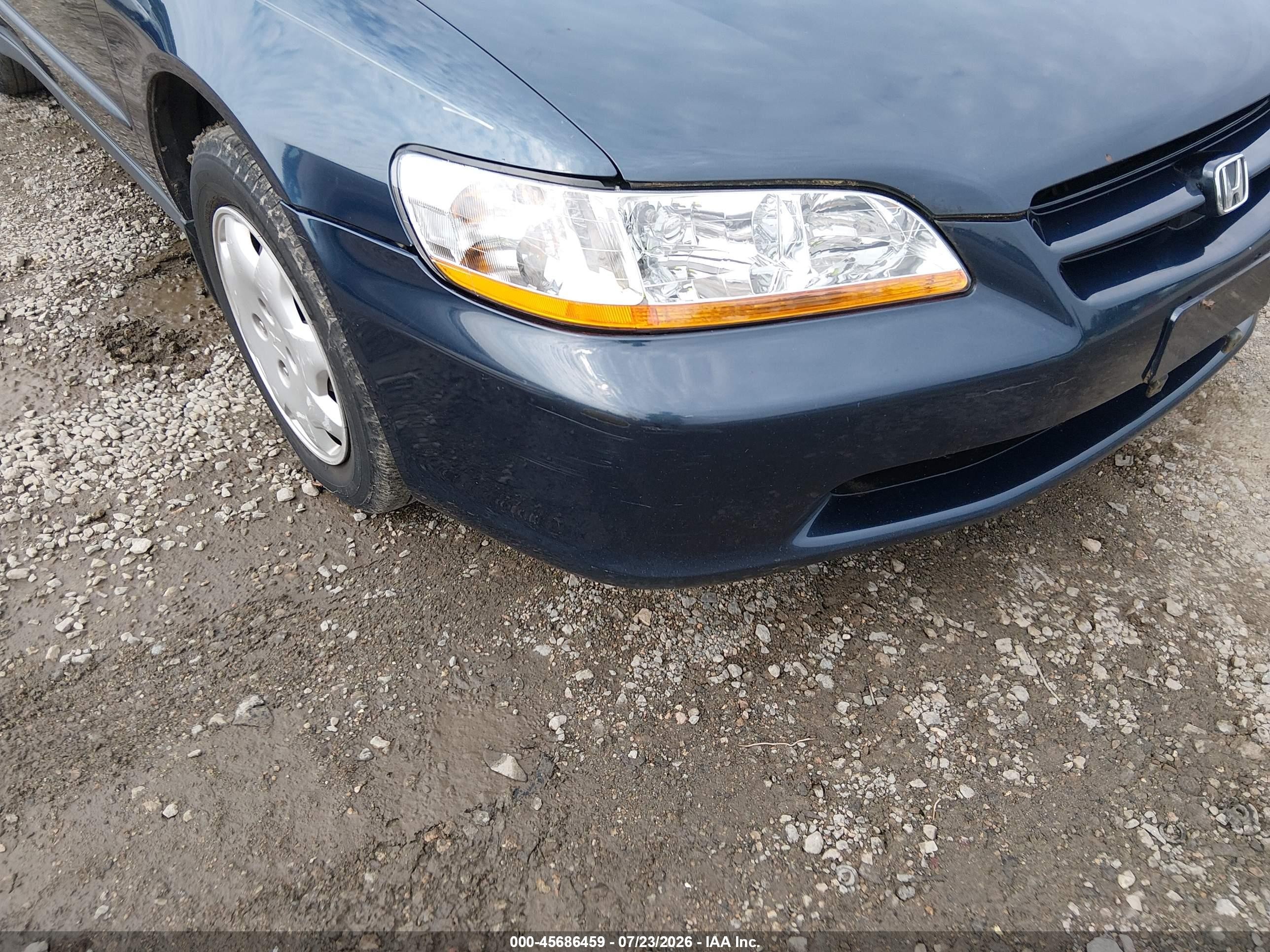2000 Honda Accord 2.3 Lx Blue vin: 1HGCG6650YA001736