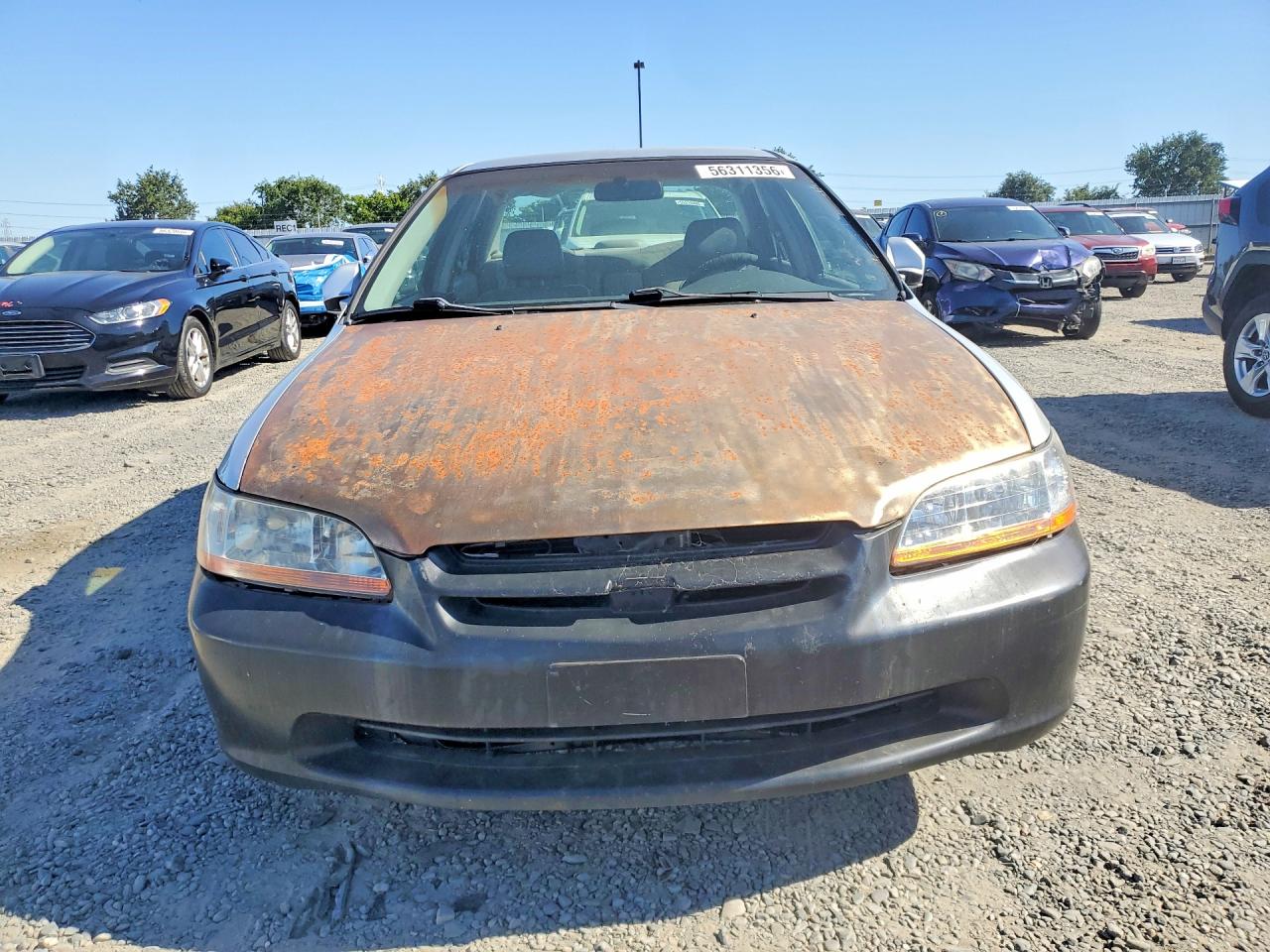 2002 Honda Accord Lx Silver vin: 1HGCG66522A137602