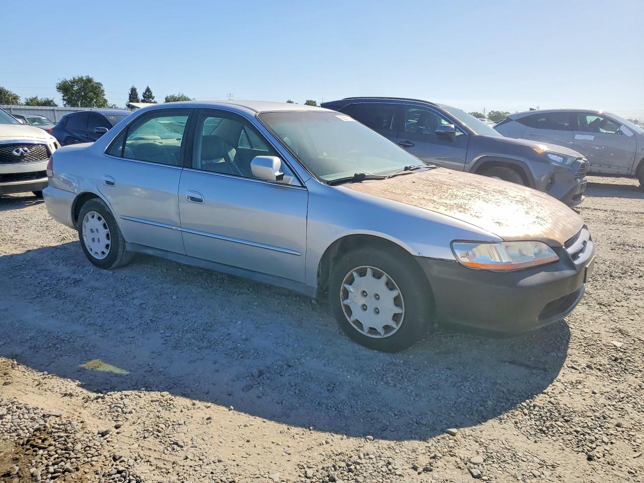 2002 Honda Accord Lx Silver vin: 1HGCG66522A137602