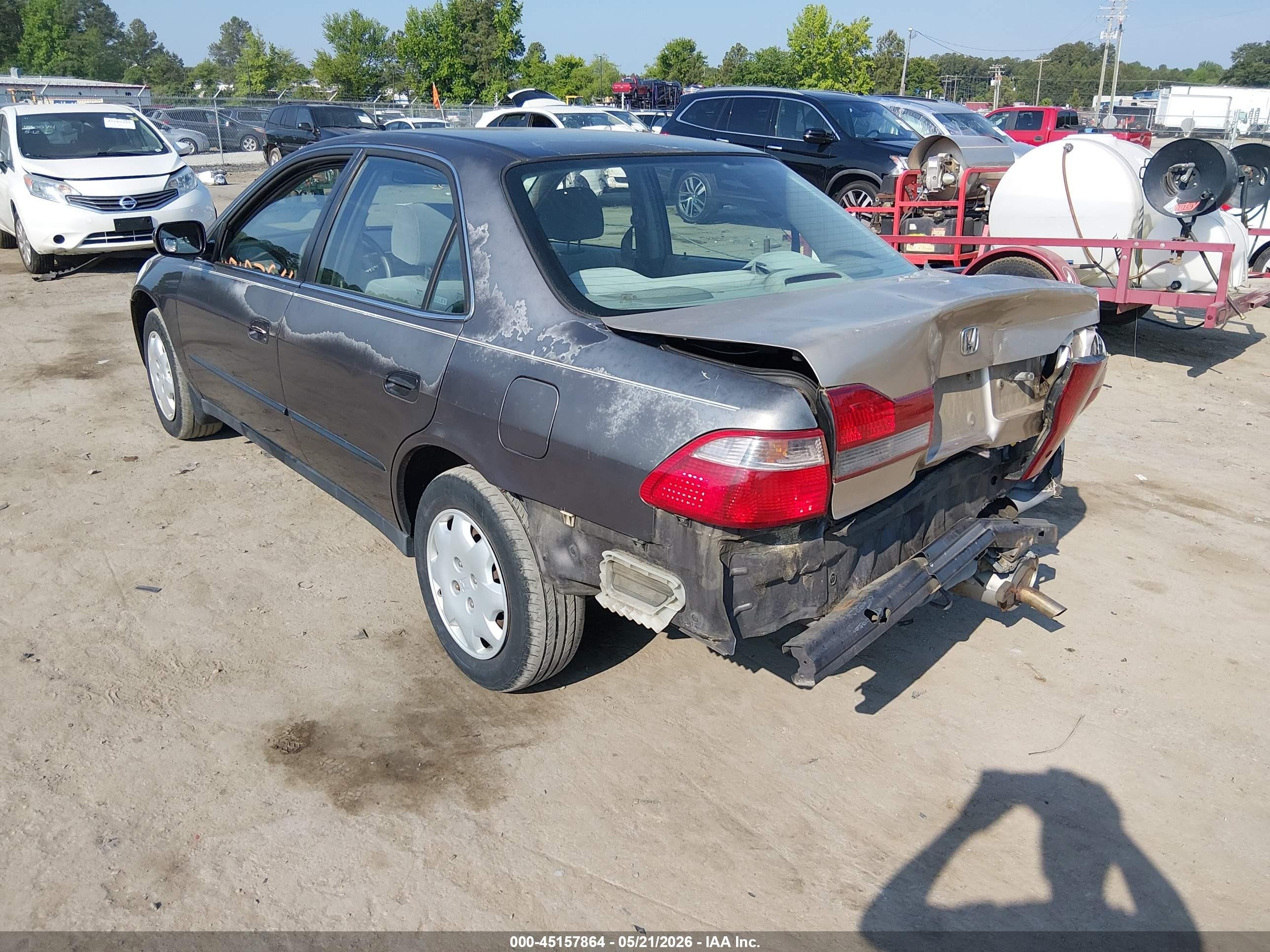 1999 Honda Accord Lx Gray vin: 1HGCG6652XA030833