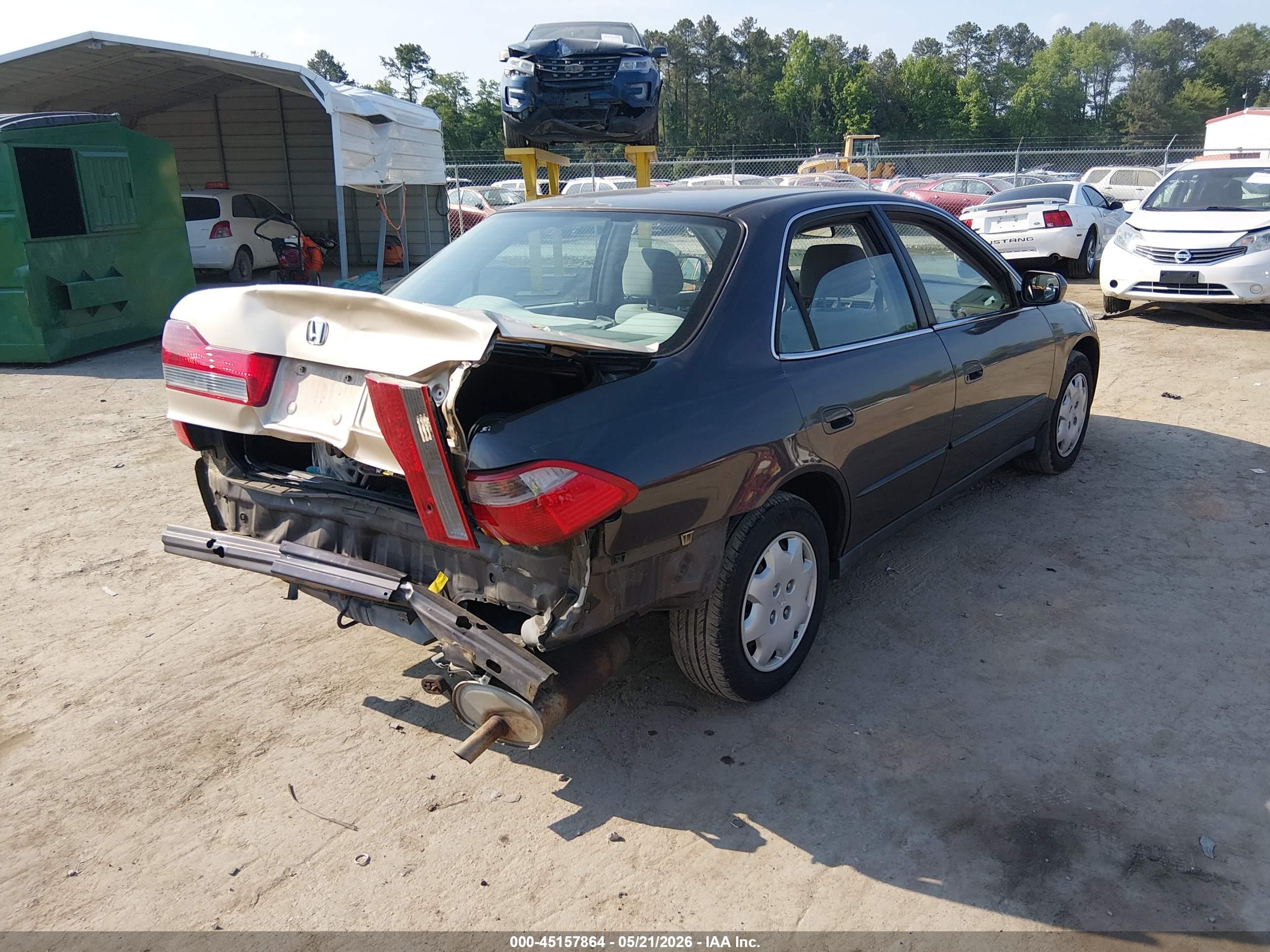 1999 Honda Accord Lx Gray vin: 1HGCG6652XA030833