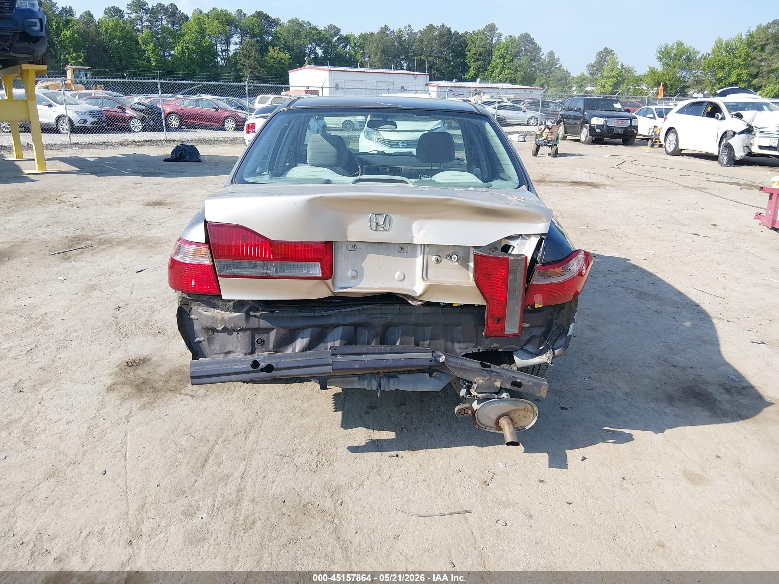 1999 Honda Accord Lx Gray vin: 1HGCG6652XA030833