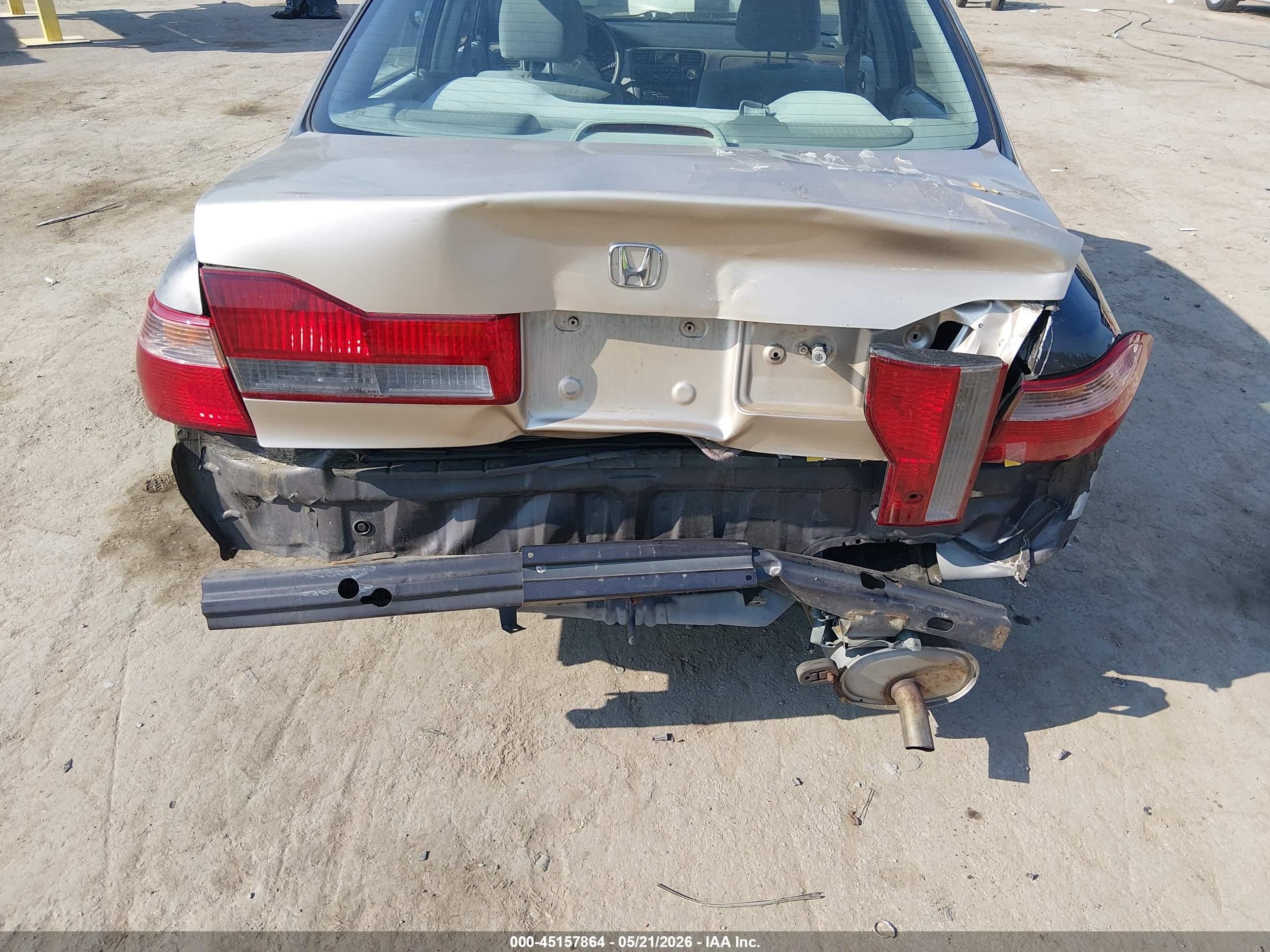 1999 Honda Accord Lx Gray vin: 1HGCG6652XA030833