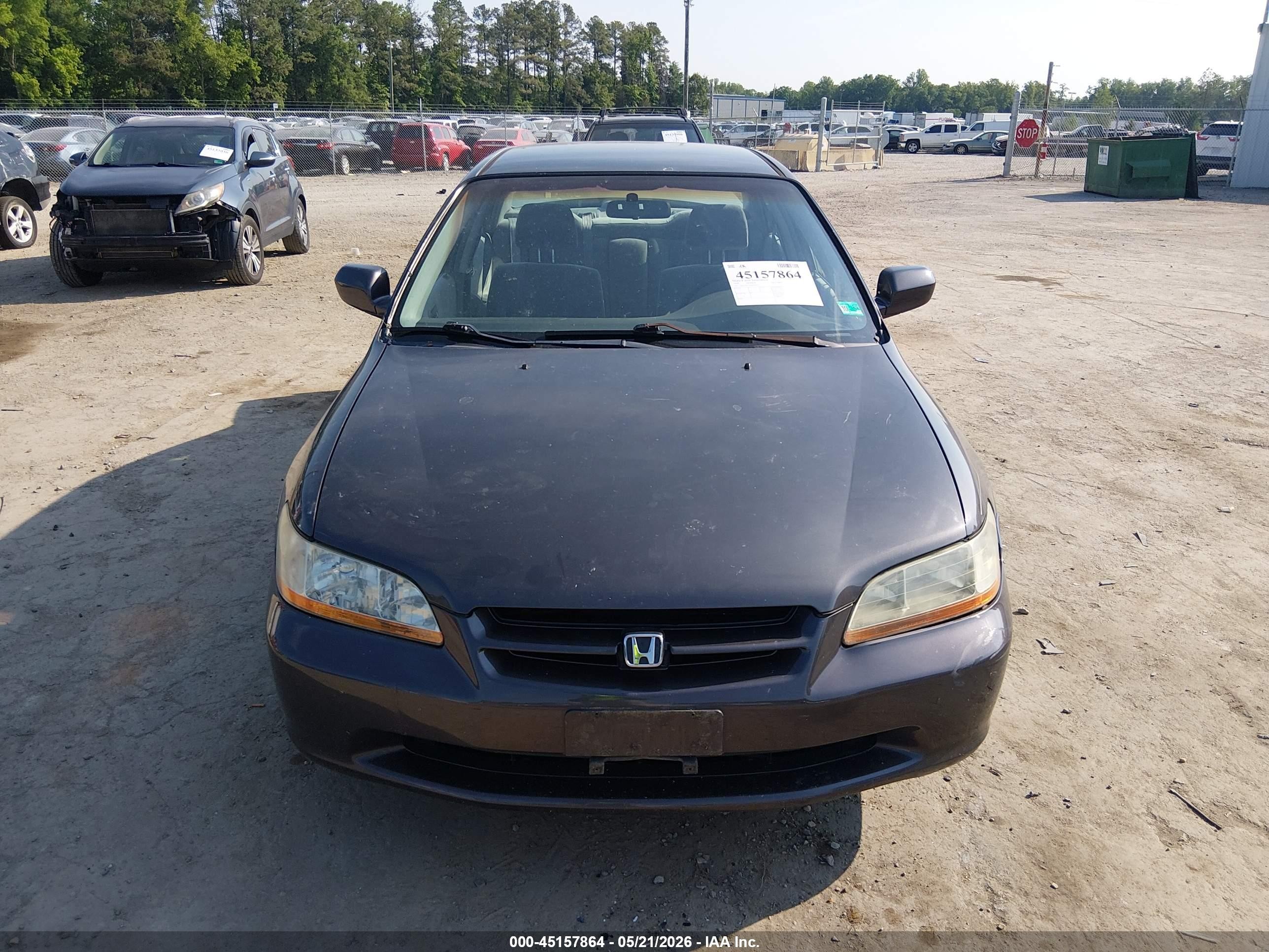 1999 Honda Accord Lx Gray vin: 1HGCG6652XA030833