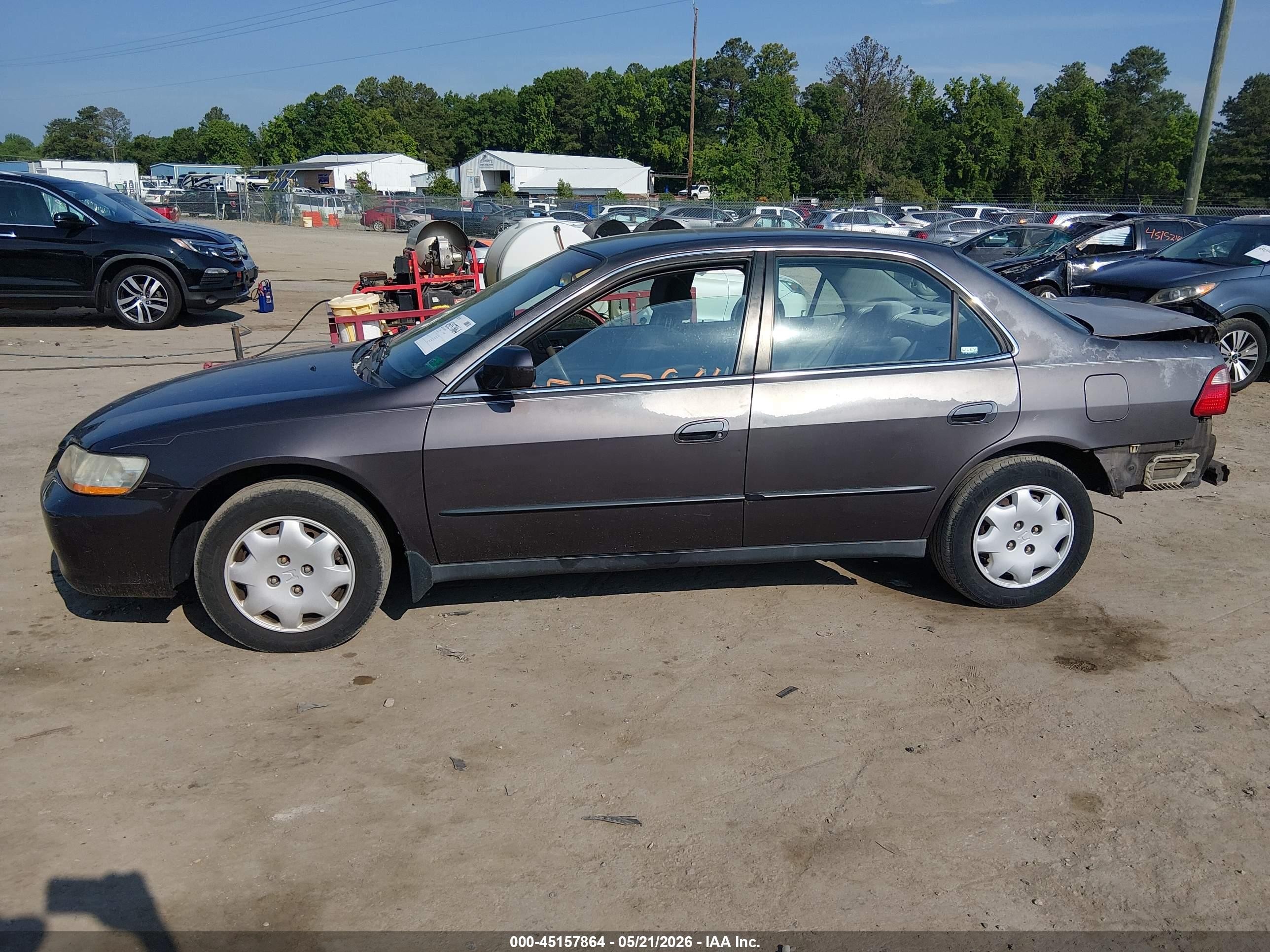 1999 Honda Accord Lx Gray vin: 1HGCG6652XA030833