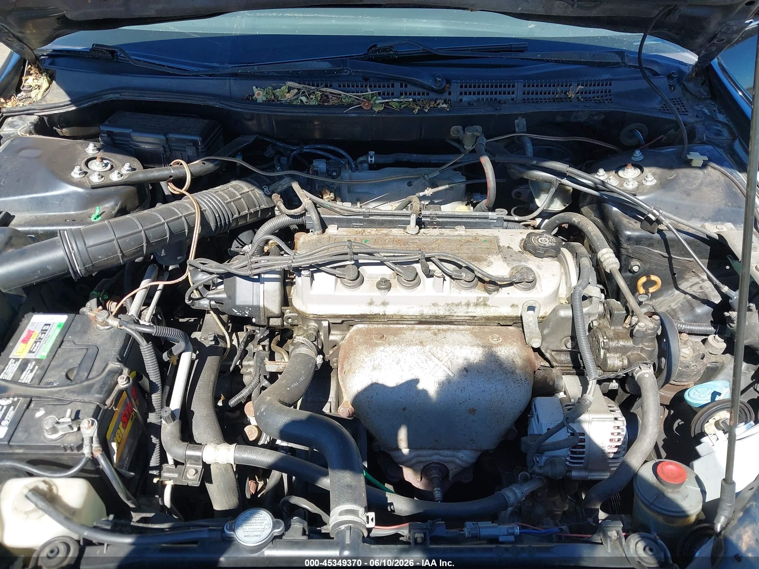 2000 Honda Accord 2.3 Lx Черный vin: 1HGCG6653YA099046