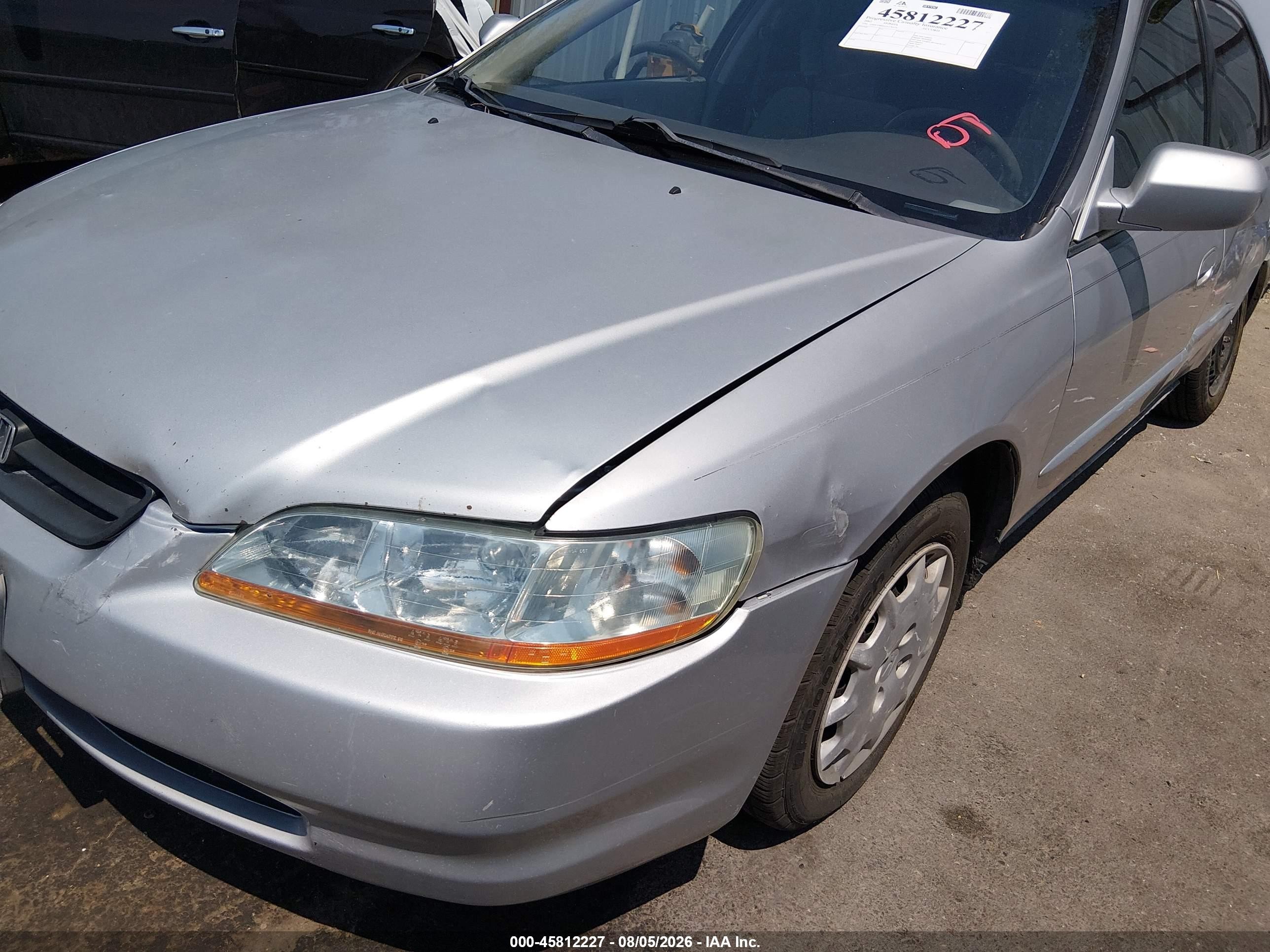 2002 Honda Accord 2.3 Lx Silver vin: 1HGCG66542A170116