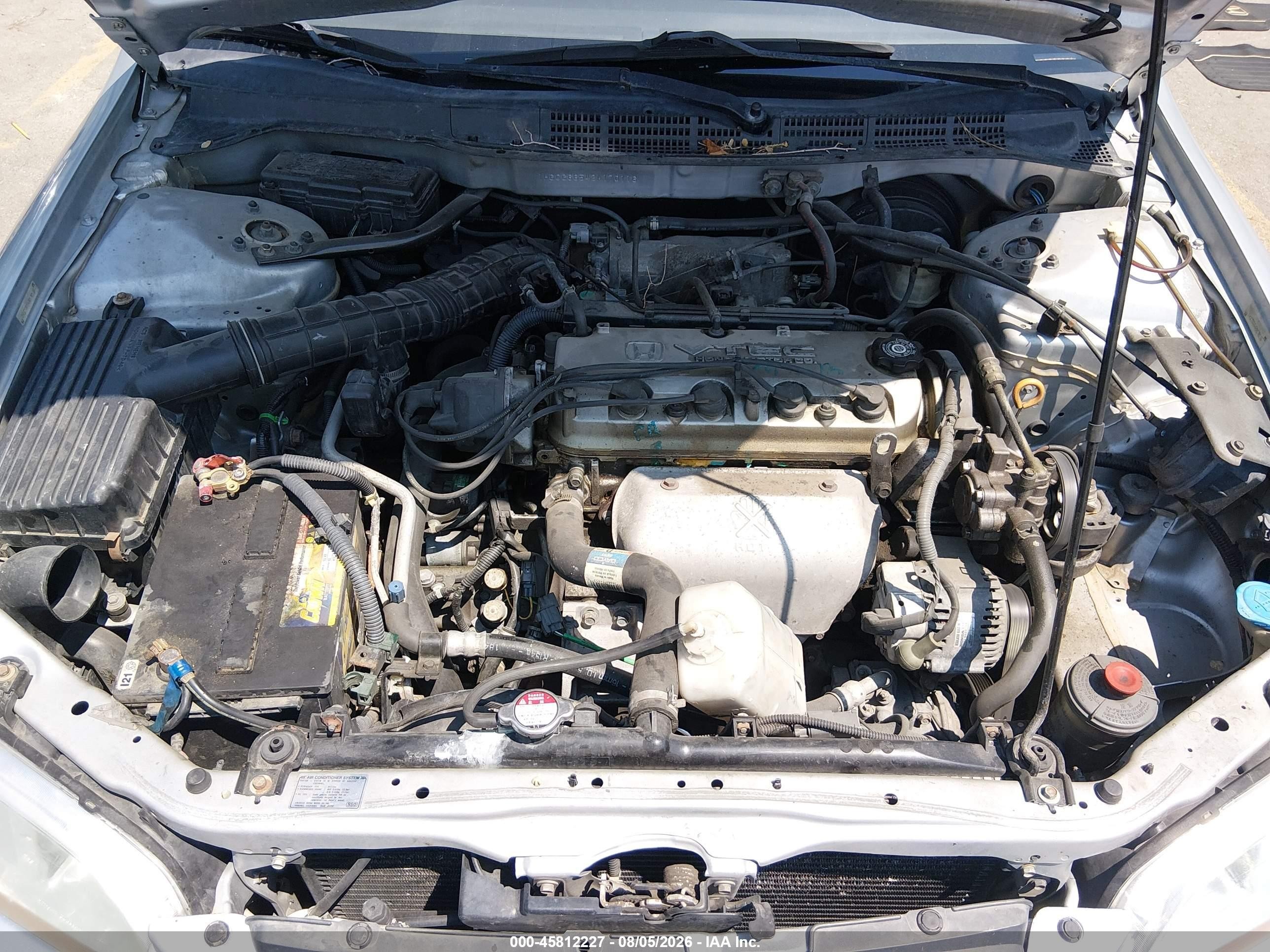 2002 Honda Accord 2.3 Lx Silver vin: 1HGCG66542A170116