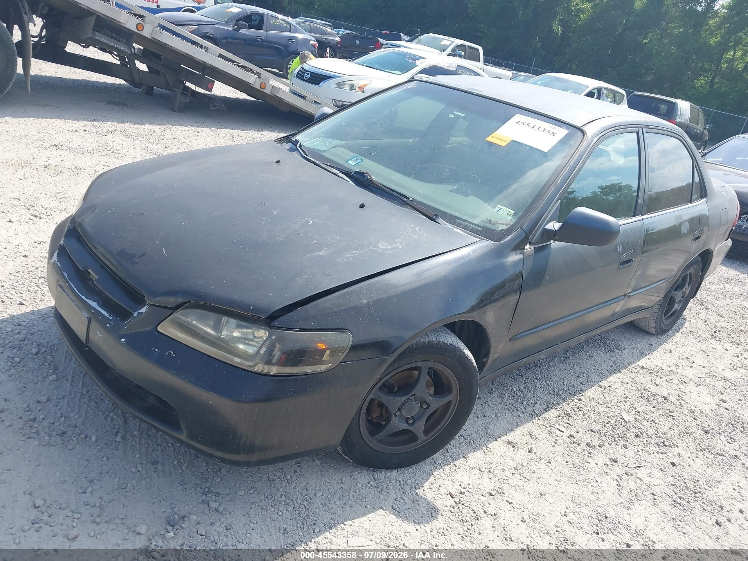 1999 Honda Accord Lx Black vin: 1HGCG6655XA017994