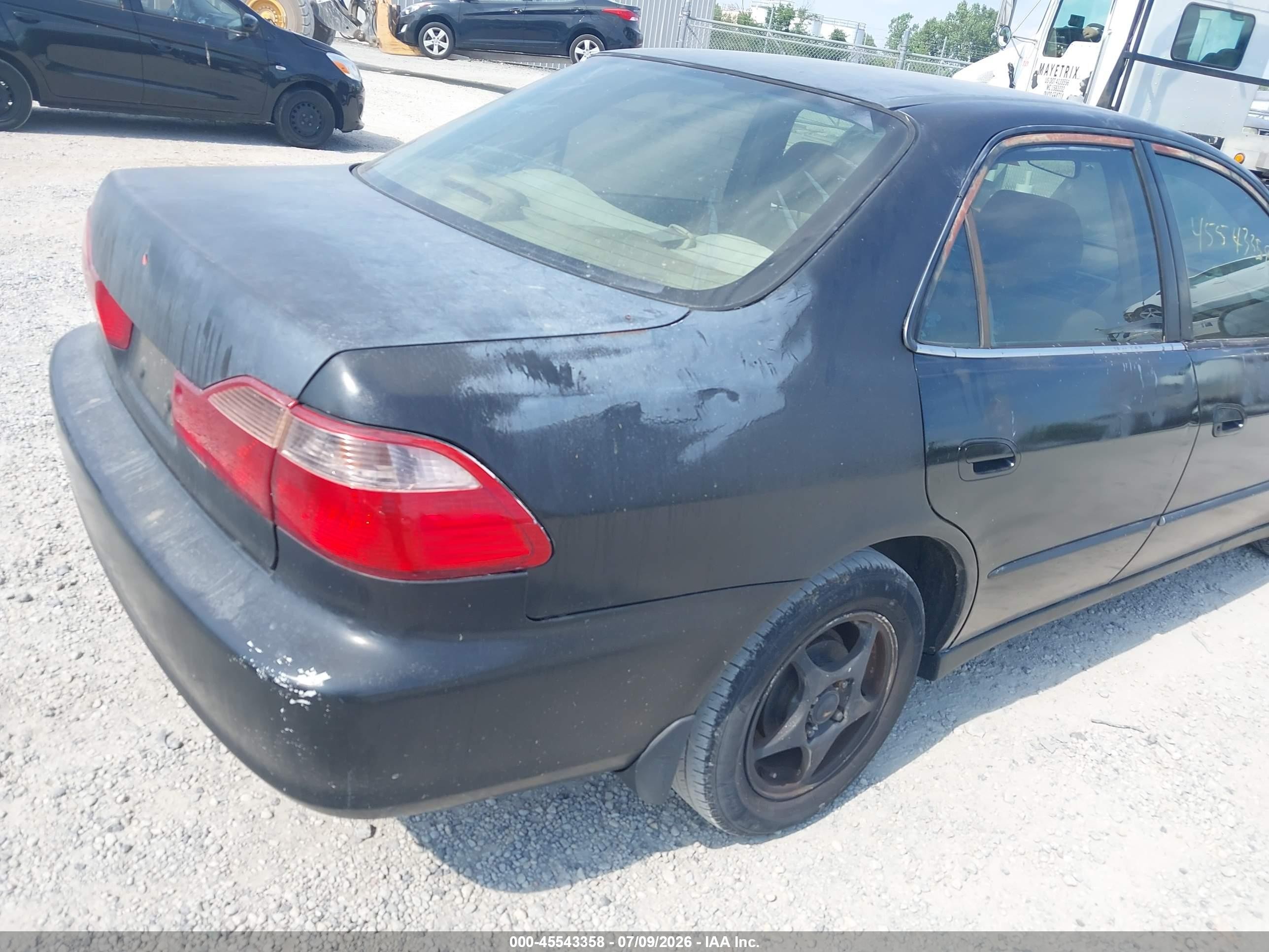1999 Honda Accord Lx Black vin: 1HGCG6655XA017994