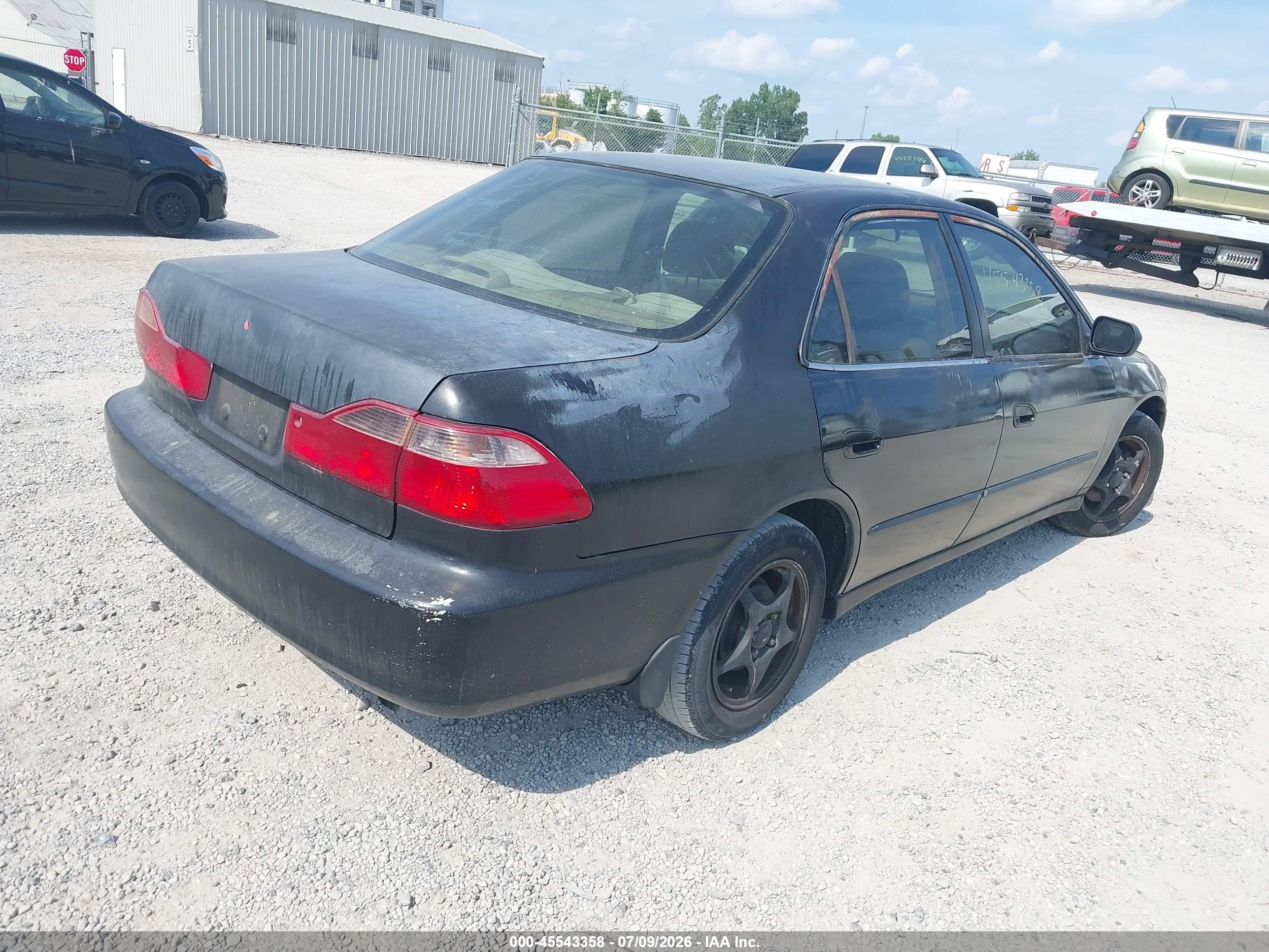 1999 Honda Accord Lx Black vin: 1HGCG6655XA017994