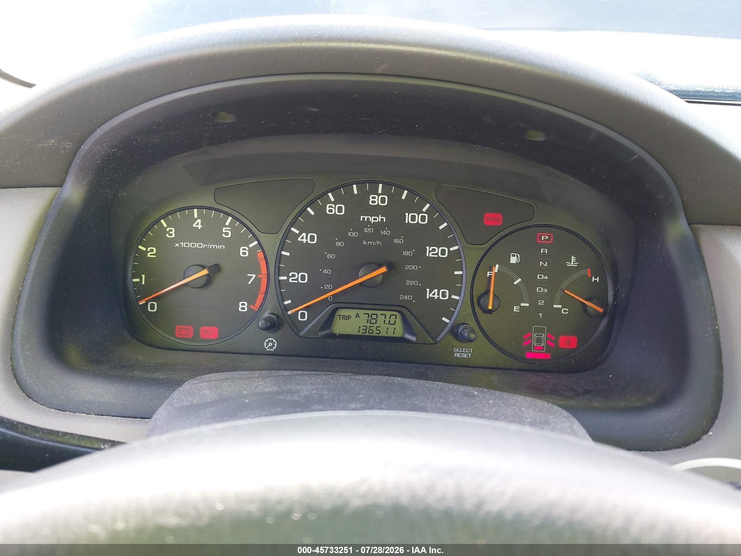 2000 Honda Accord 2.3 Lx Black vin: 1HGCG6655YA151454