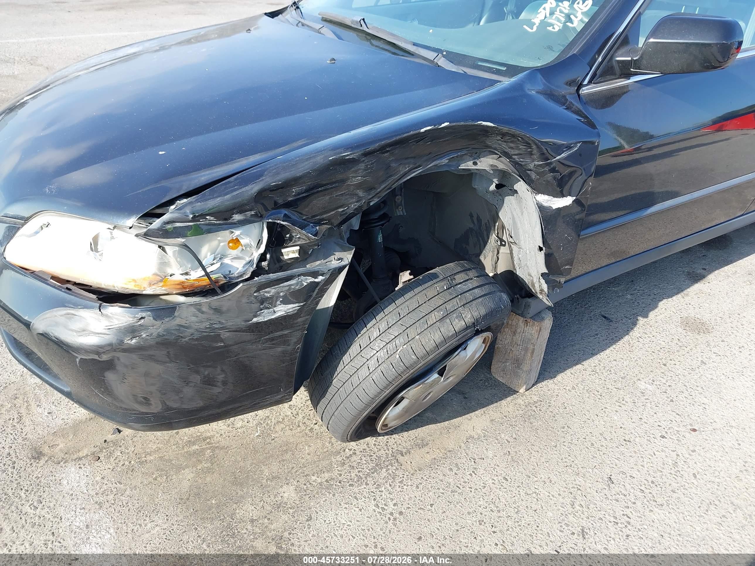 2000 Honda Accord 2.3 Lx Black vin: 1HGCG6655YA151454