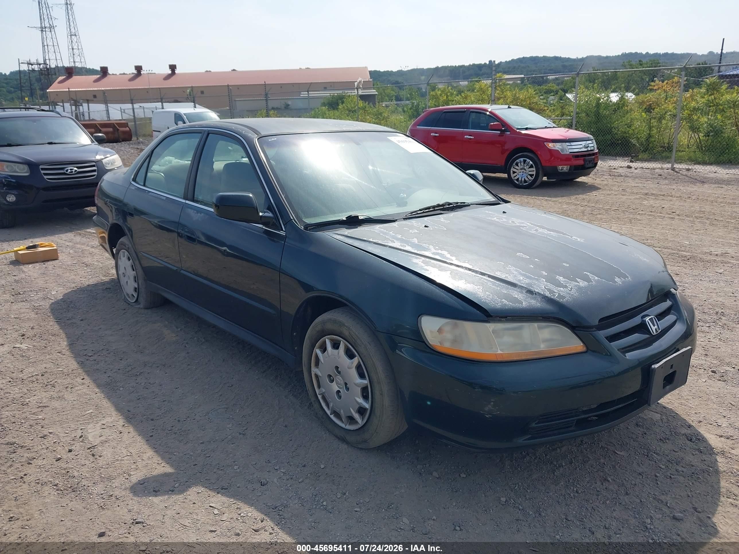 2001 Honda Accord 2.3 Lx Green vin: 1HGCG66561A005134