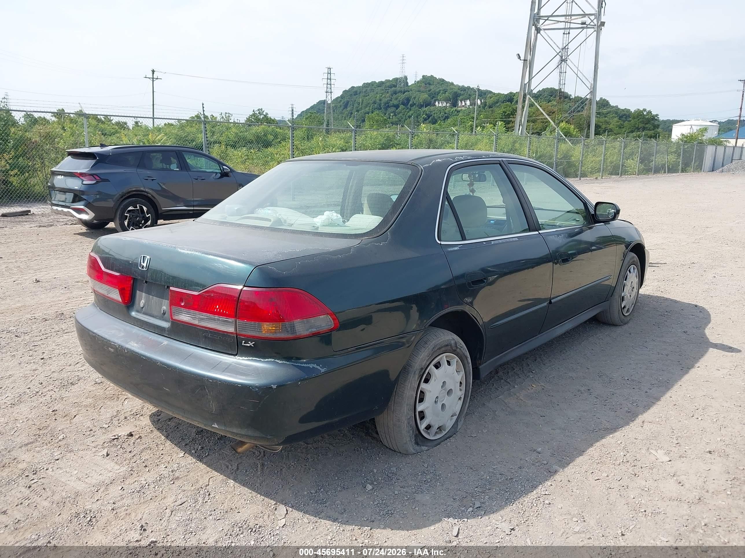 2001 Honda Accord 2.3 Lx Green vin: 1HGCG66561A005134