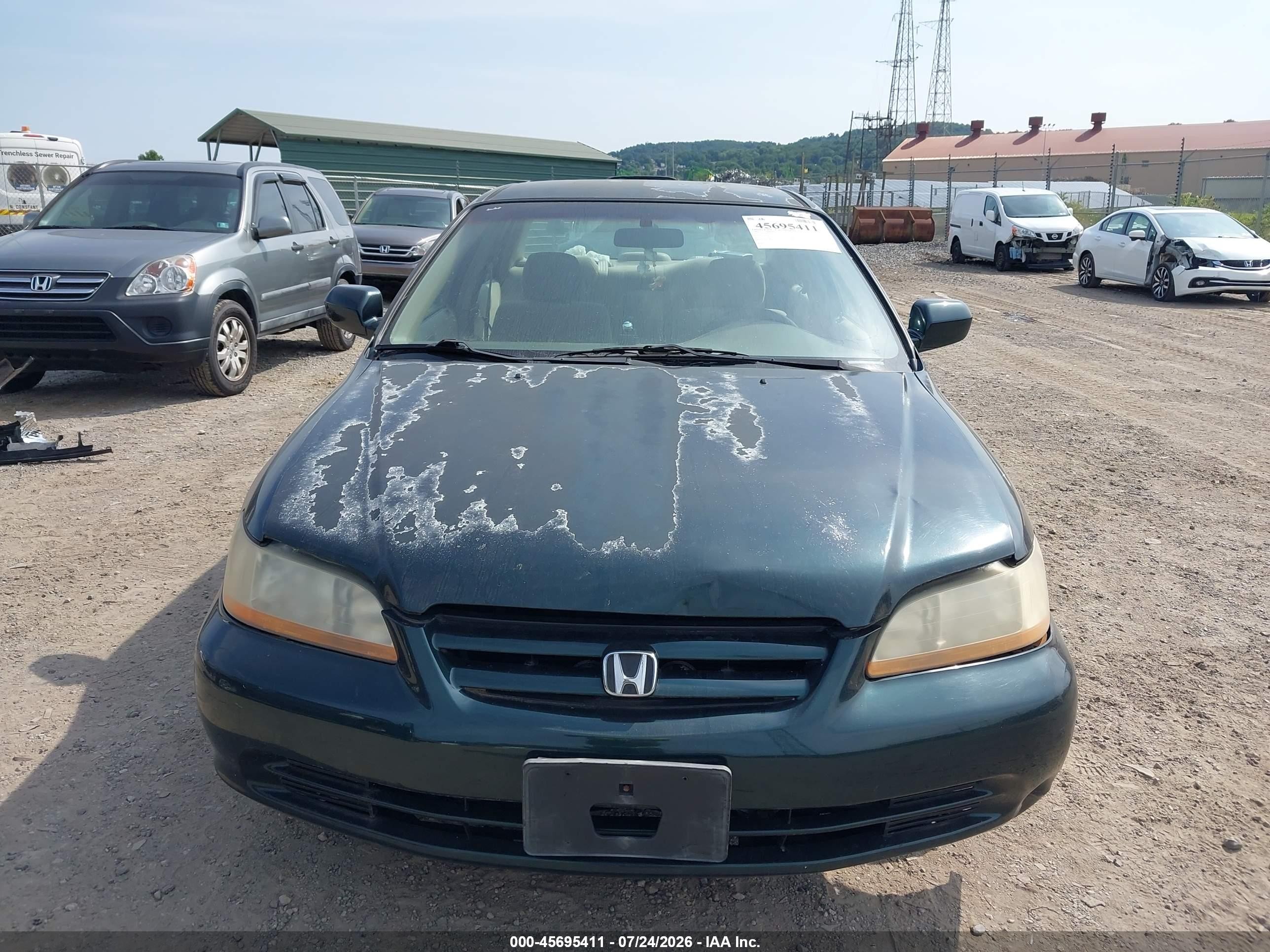 2001 Honda Accord 2.3 Lx Green vin: 1HGCG66561A005134